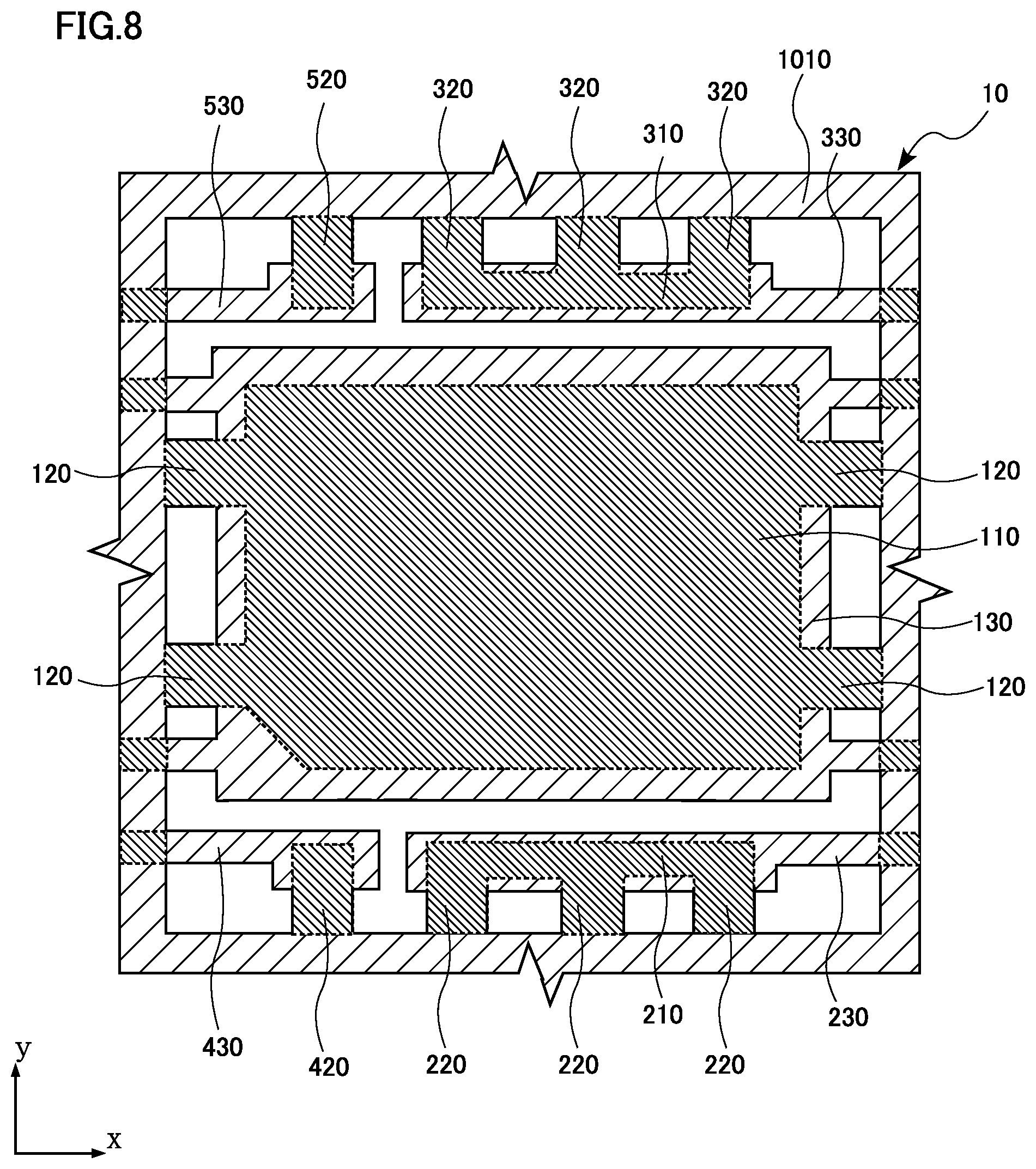 Patent US11776891 Figure 5 – Semiconductor device