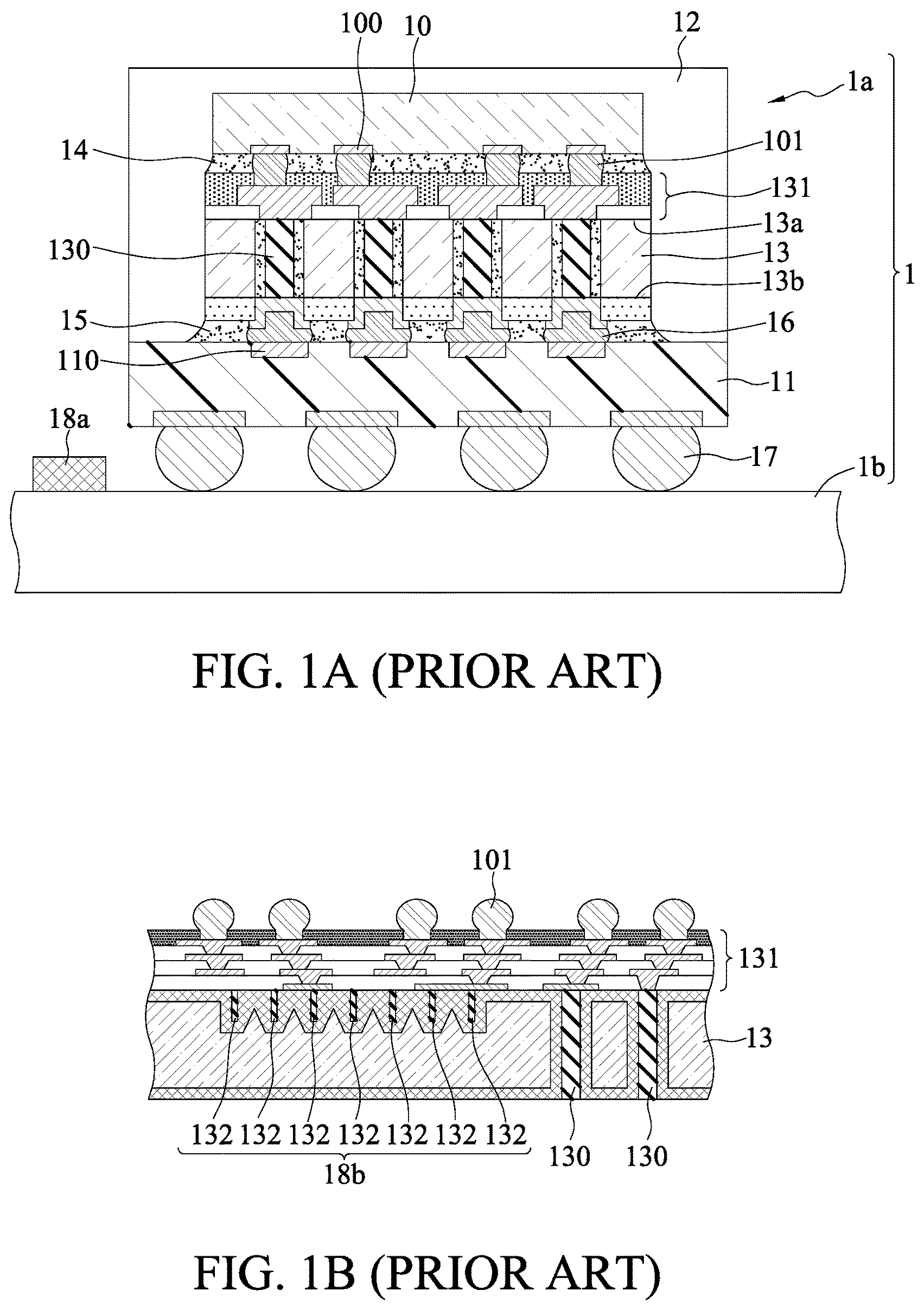 Patent US11776897 Figure 1 – Electronic module, manufacturing method thereof and electronic package having the same