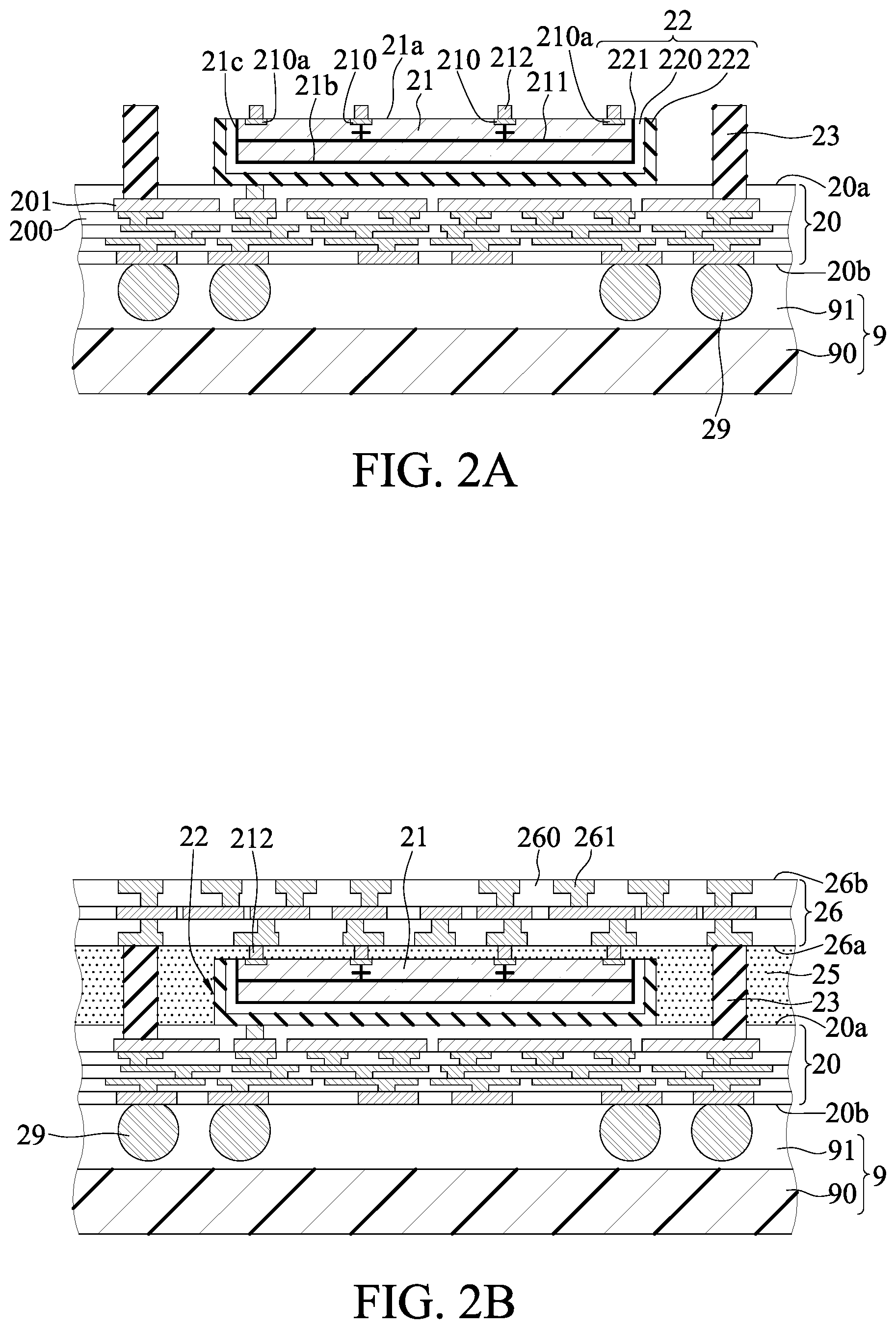 Patent US11776897 Figure 2 – Electronic module, manufacturing method thereof and electronic package having the same