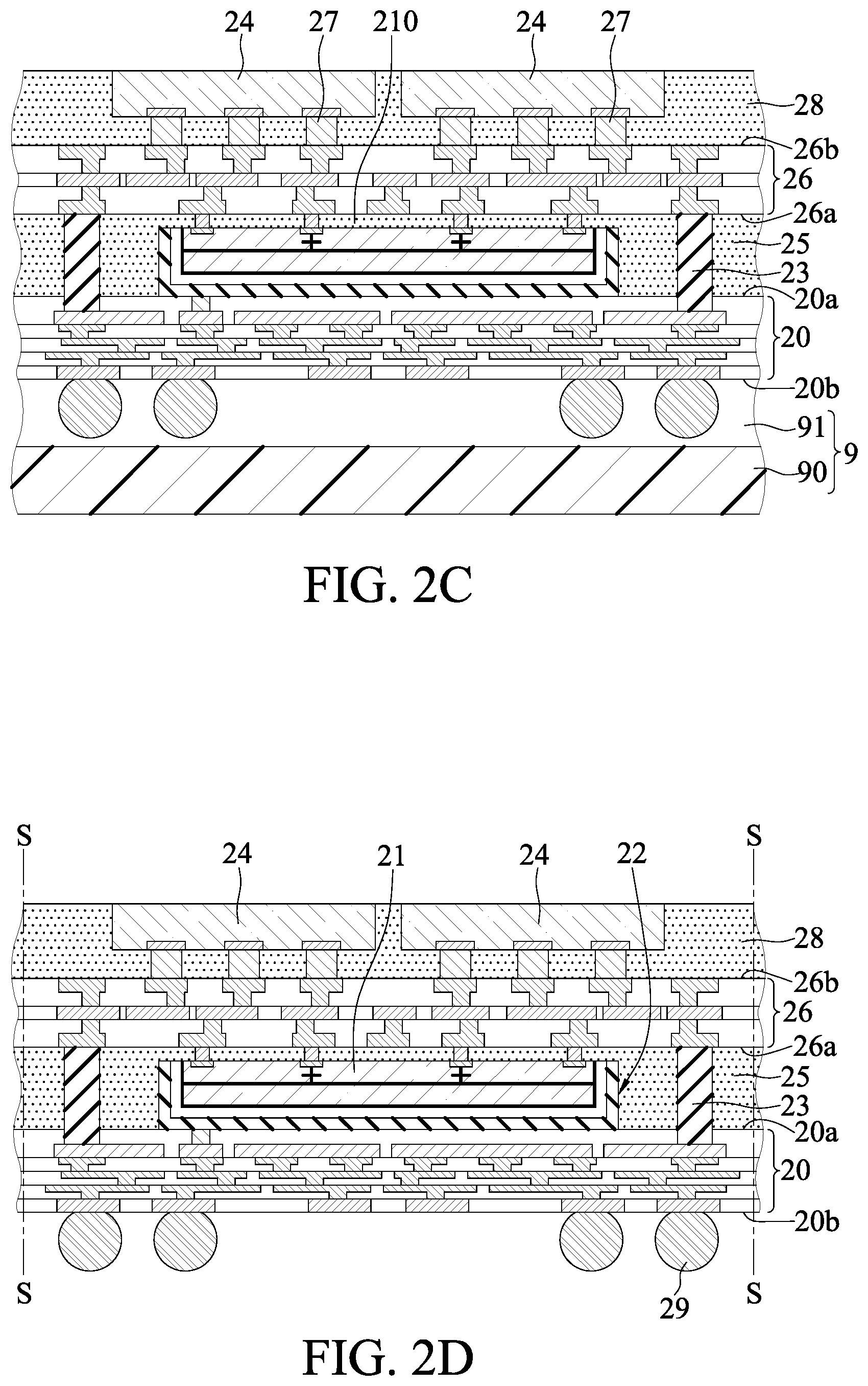 Patent US11776897 Figure 3 – Electronic module, manufacturing method thereof and electronic package having the same