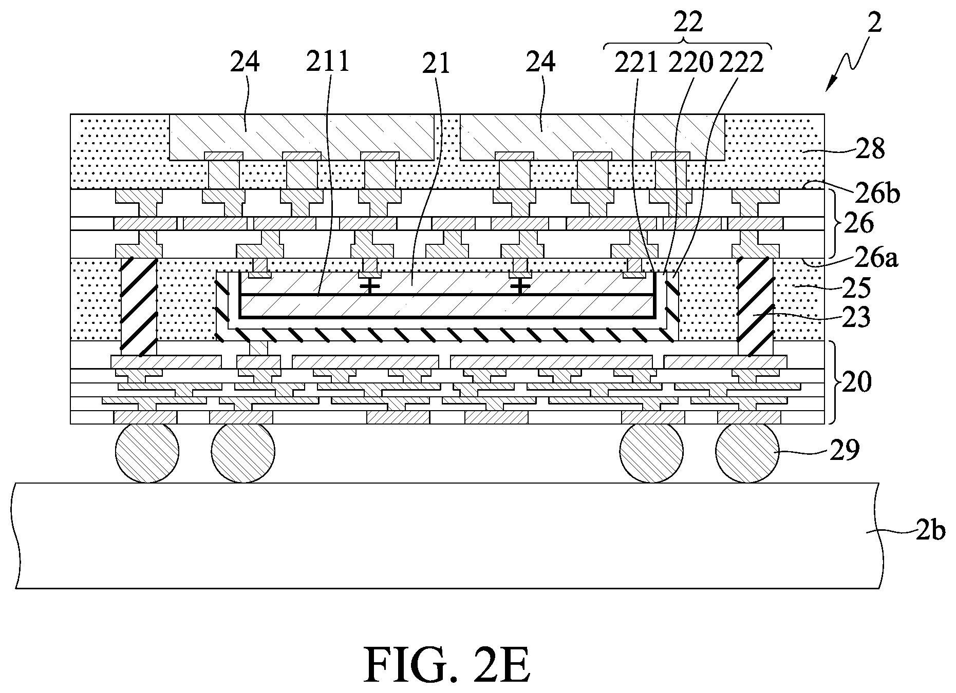 Patent US11776897 Figure 4 – Electronic module, manufacturing method thereof and electronic package having the same