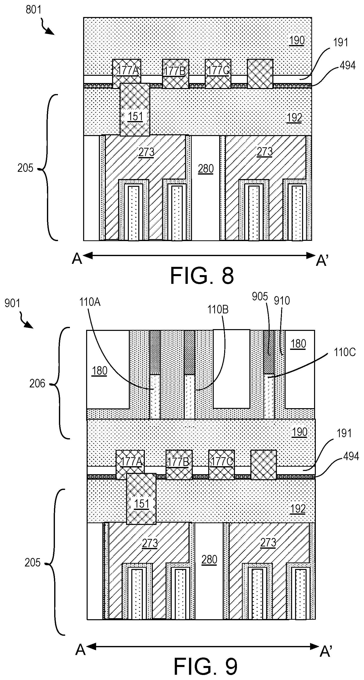 Patent US11776898 Figure 6 – Sidewall interconnect metallization structures for integrated circuit devices