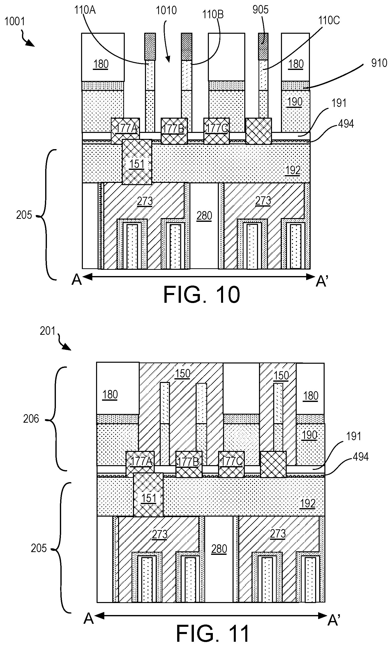 Patent US11776898 Figure 7 – Sidewall interconnect metallization structures for integrated circuit devices
