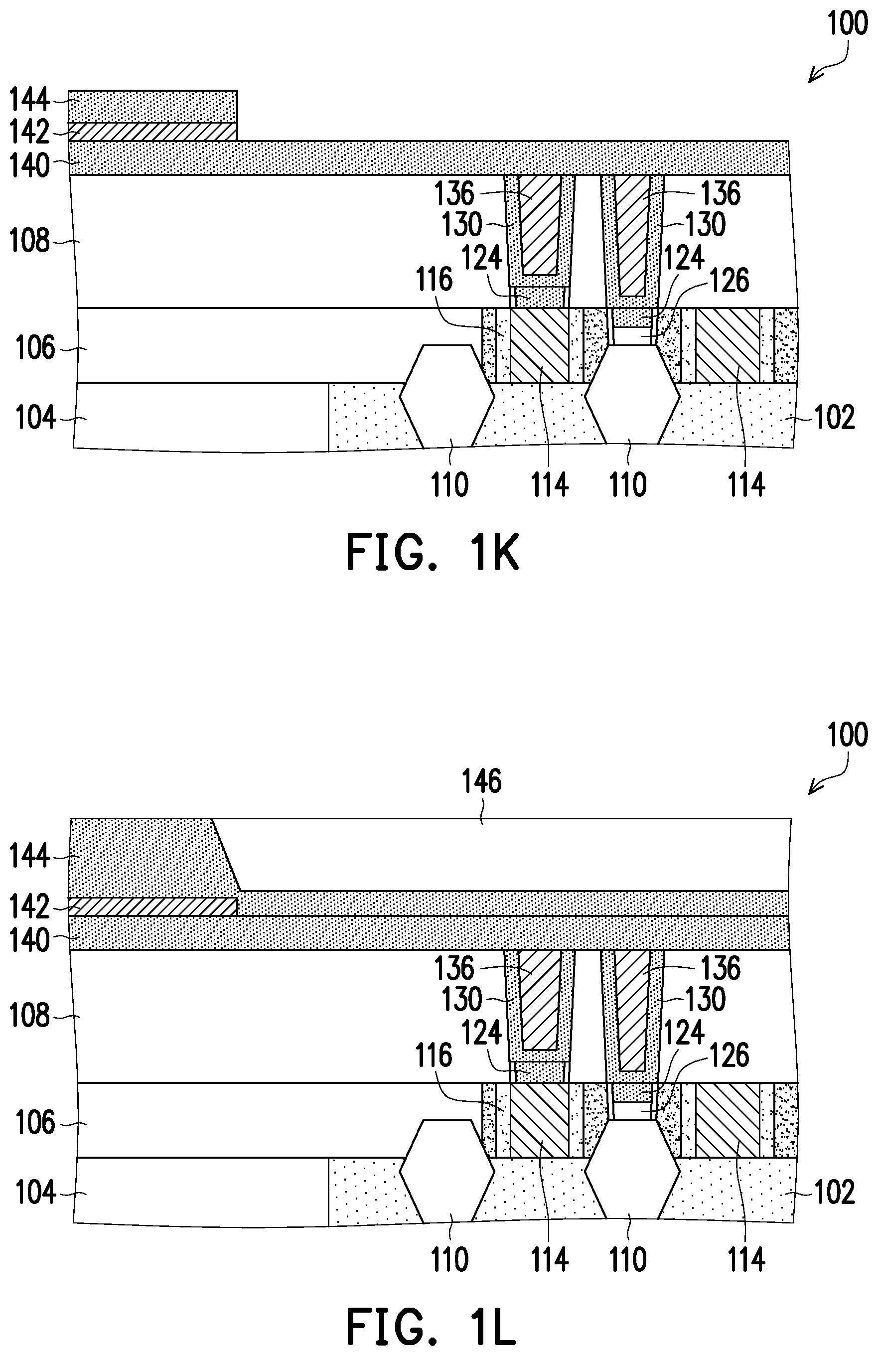 Patent US11776900 Figure 6 – Semiconductor device with contact structure