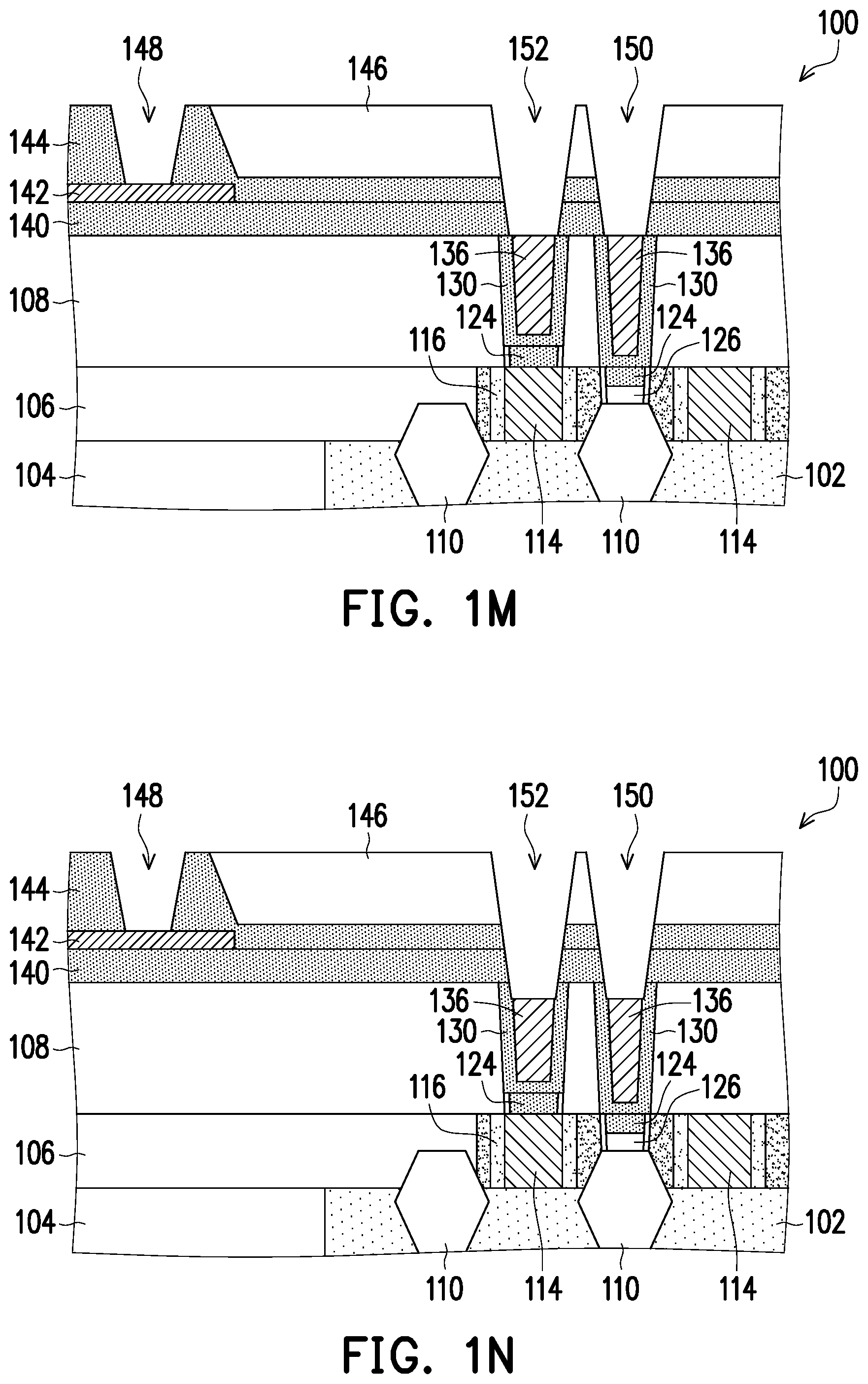 Patent US11776900 Figure 7 – Semiconductor device with contact structure