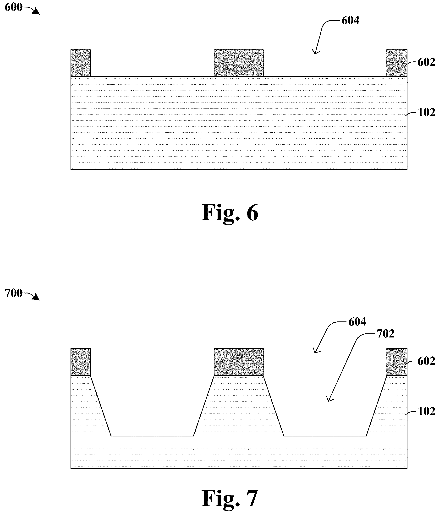Patent US11776901 Figure 4 – Via landing on first and second barrier layers to reduce cleaning time of conductive structure