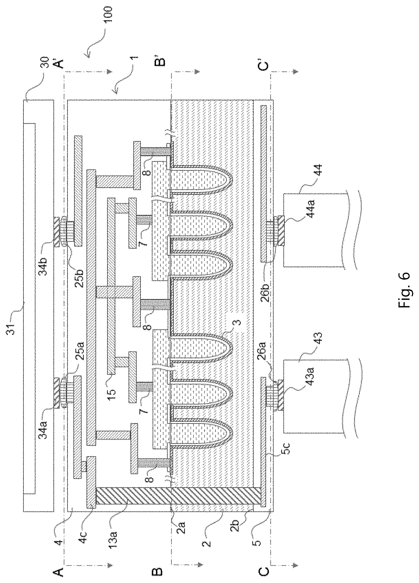 Patent US11776902 Figure 6 – Semiconductor device, an image unit and an endoscope system