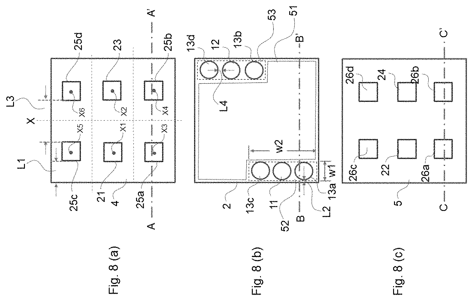 Patent US11776902 Figure 8 – Semiconductor device, an image unit and an endoscope system