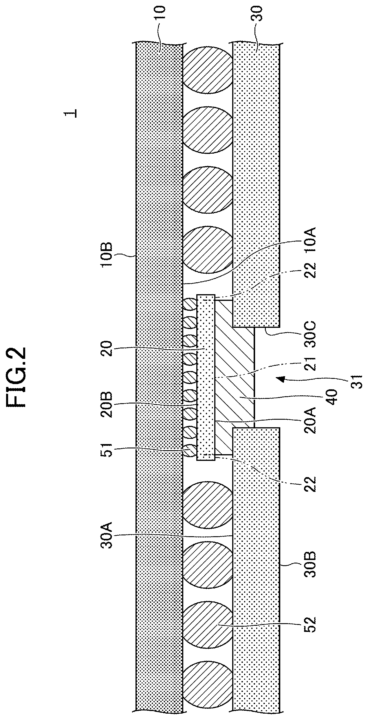 Patent US11776903 Figure 2 – Semiconductor apparatus and method of making the same
