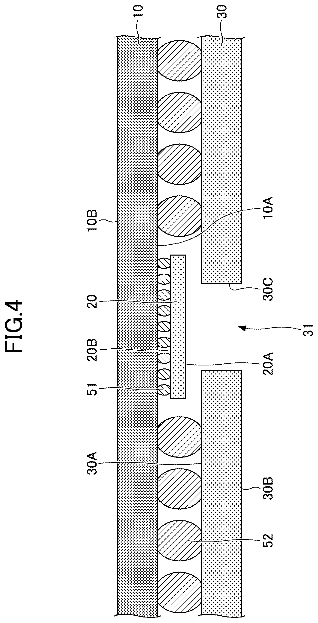 Patent US11776903 Figure 4 – Semiconductor apparatus and method of making the same