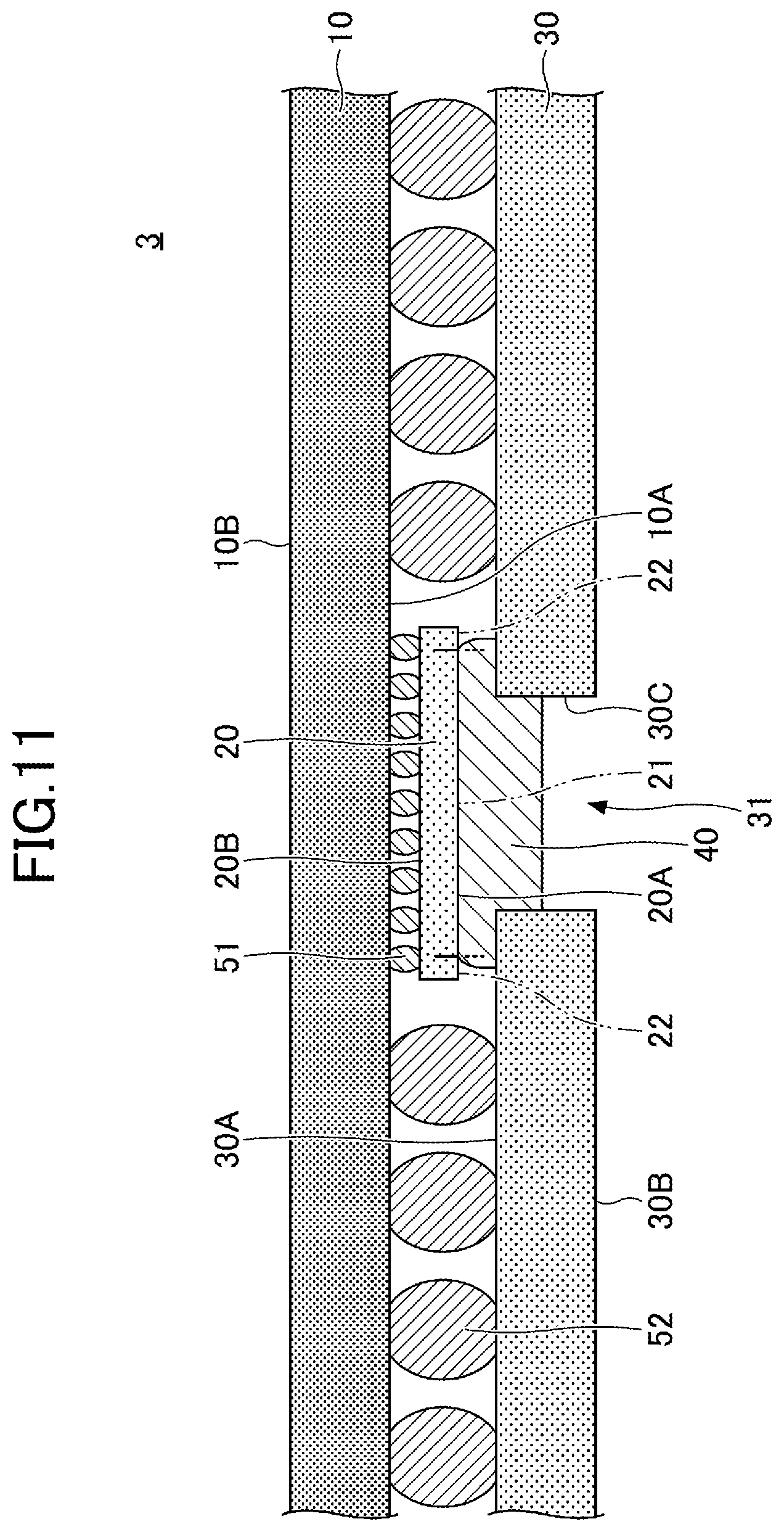 Patent US11776903 Figure 11 – Semiconductor apparatus and method of making the same