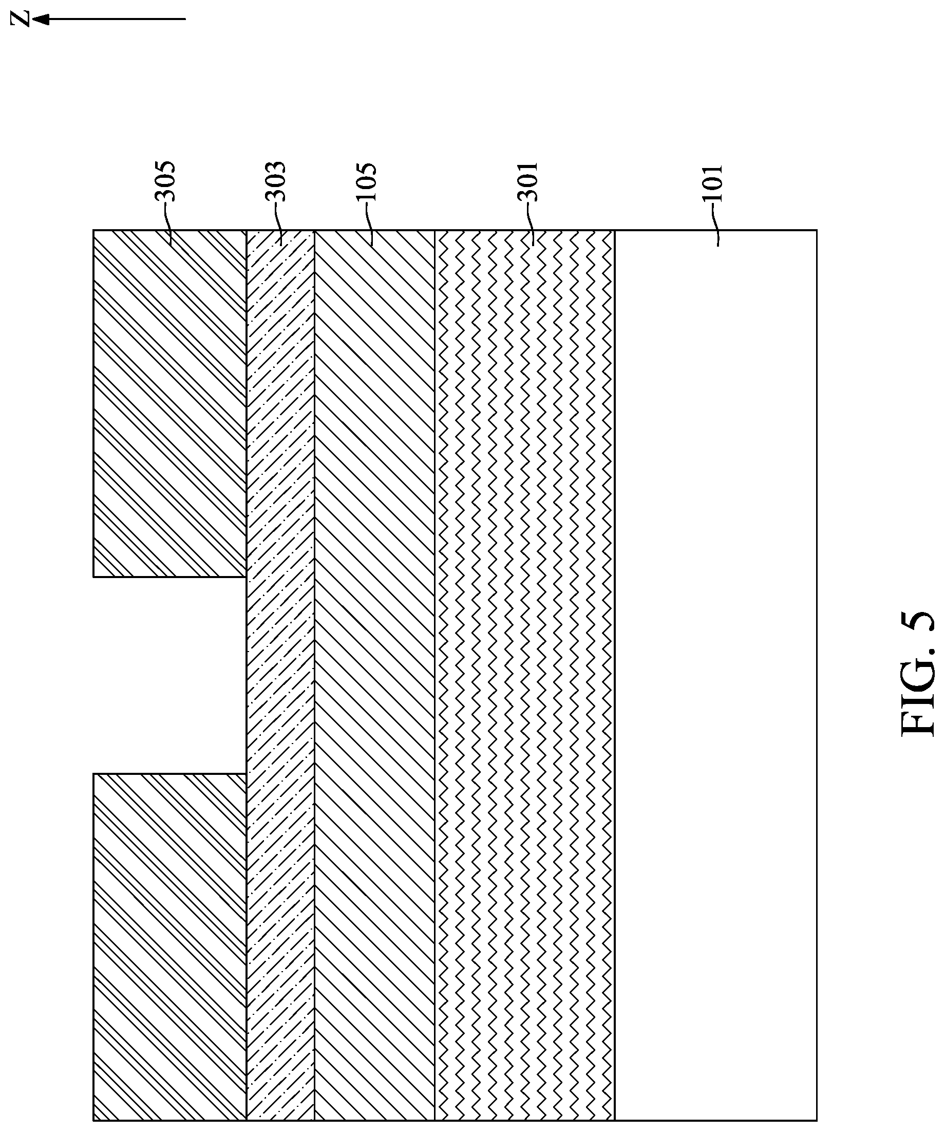 Patent US11776904 Figure 5 – Semiconductor device with carbon hard mask and method for fabricating the same