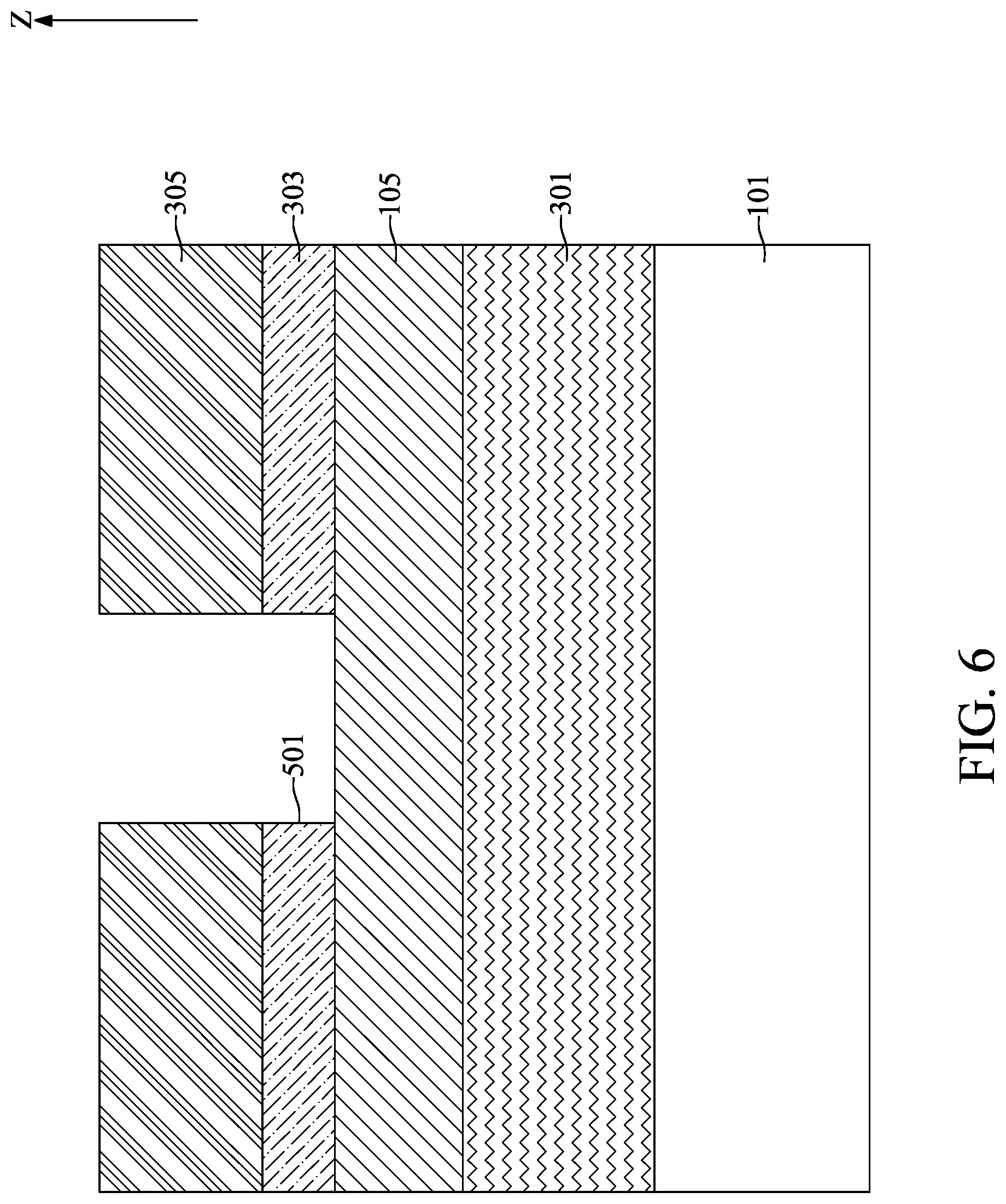 Patent US11776904 Figure 6 – Semiconductor device with carbon hard mask and method for fabricating the same
