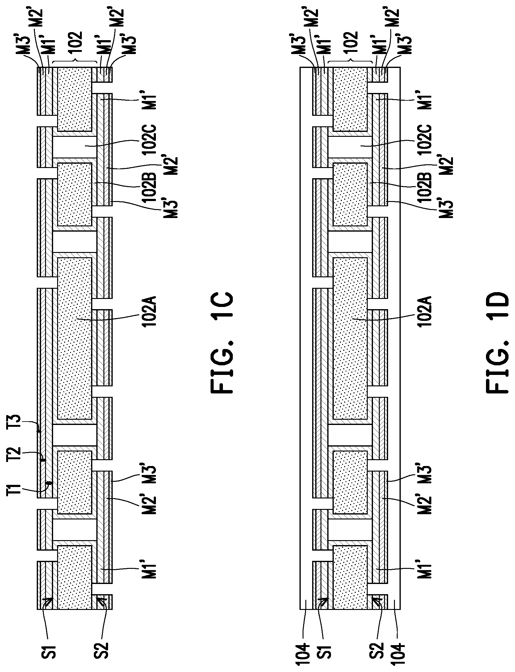Patent US11776905 Figure 2 – Package structure, package-on-package structure and manufacturing method thereof