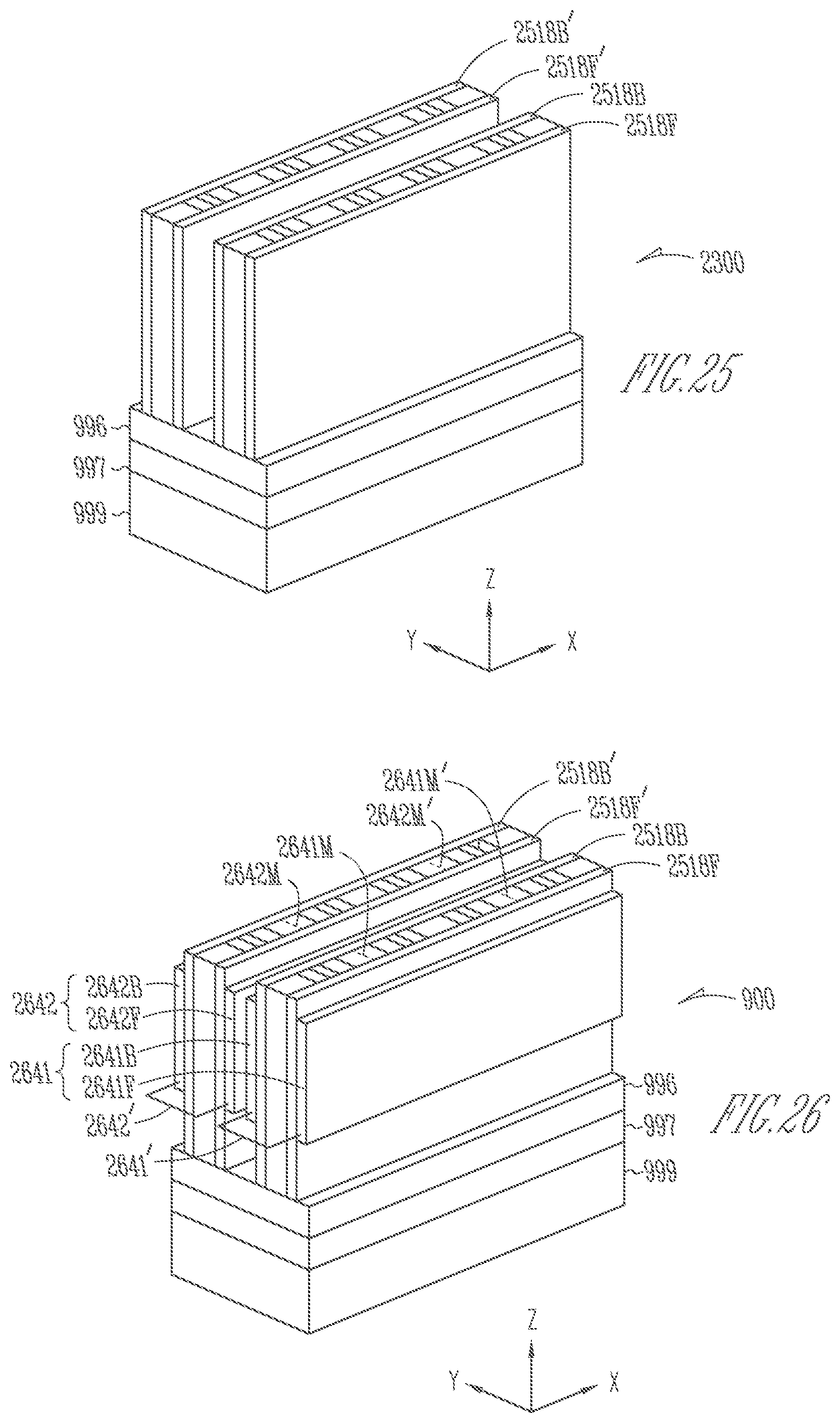 Patent US11776907 Figure 16 – Memory device having 2-transistor vertical memory cell and a common plate