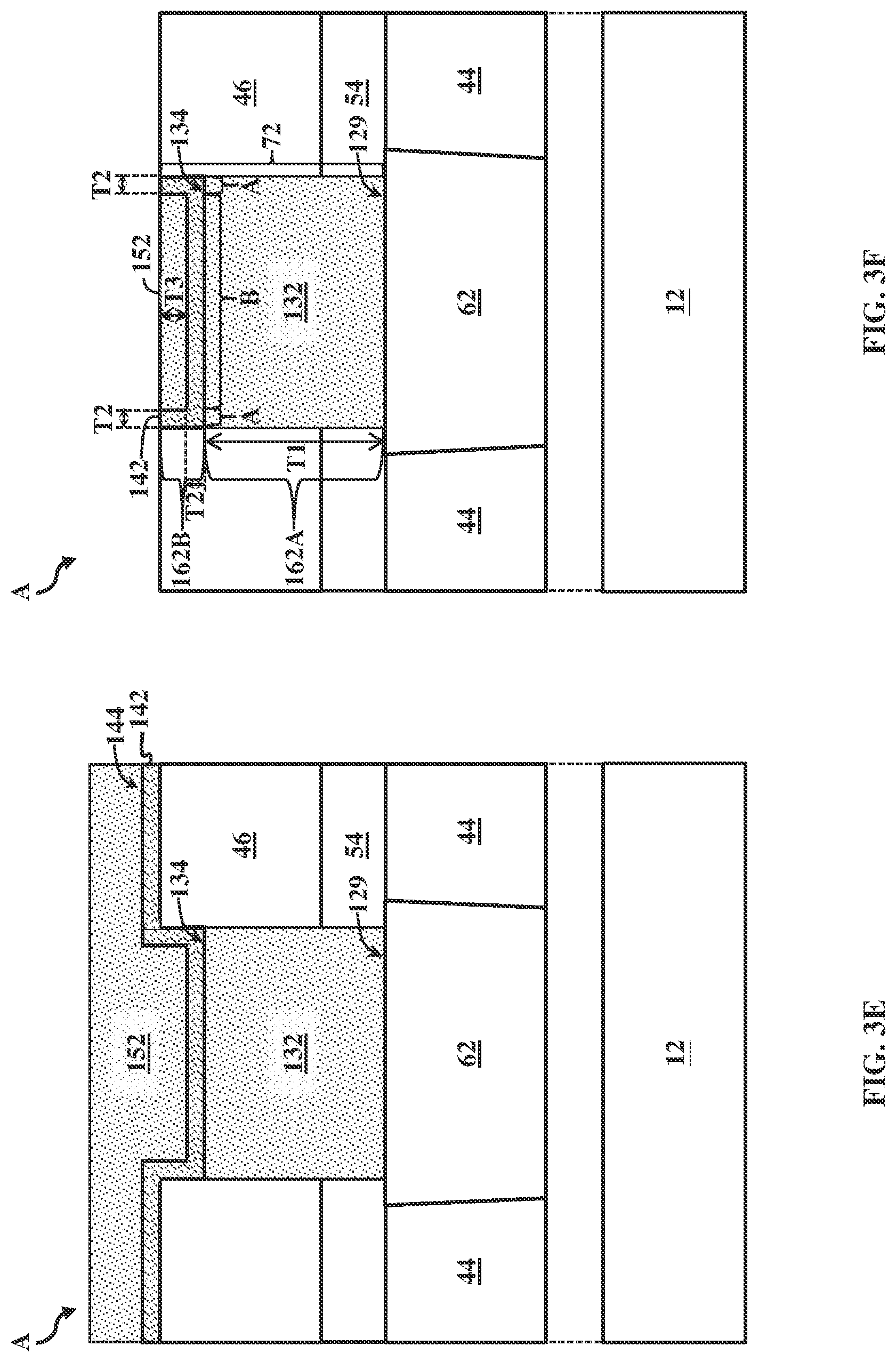 Patent US11776910 Figure 5 – Partial barrier free vias for cobalt-based interconnects and methods of fabrication thereof