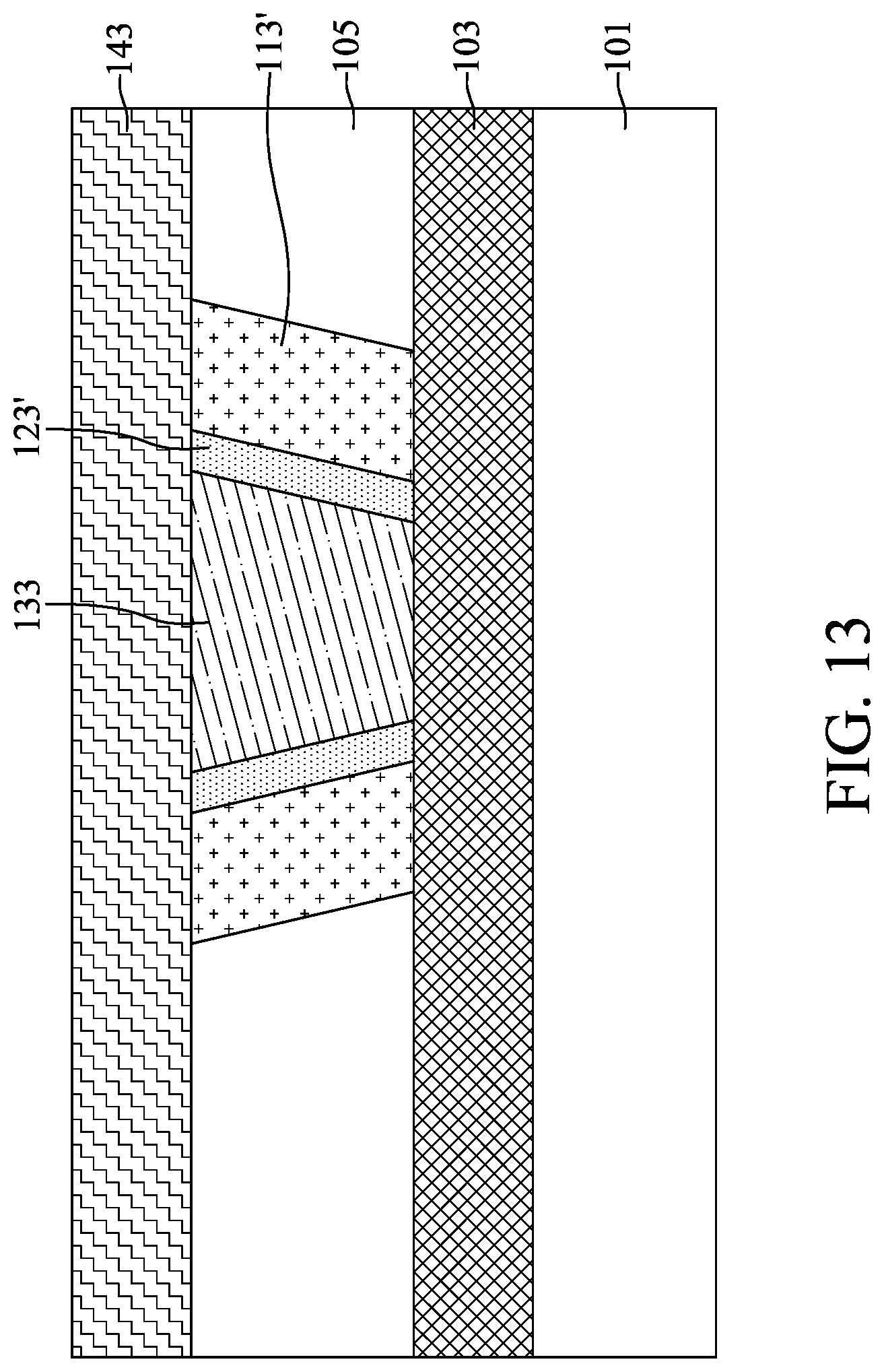 Patent US11776912 Figure 13 – Method for preparing semiconductor device structure with manganese-containing lining layer