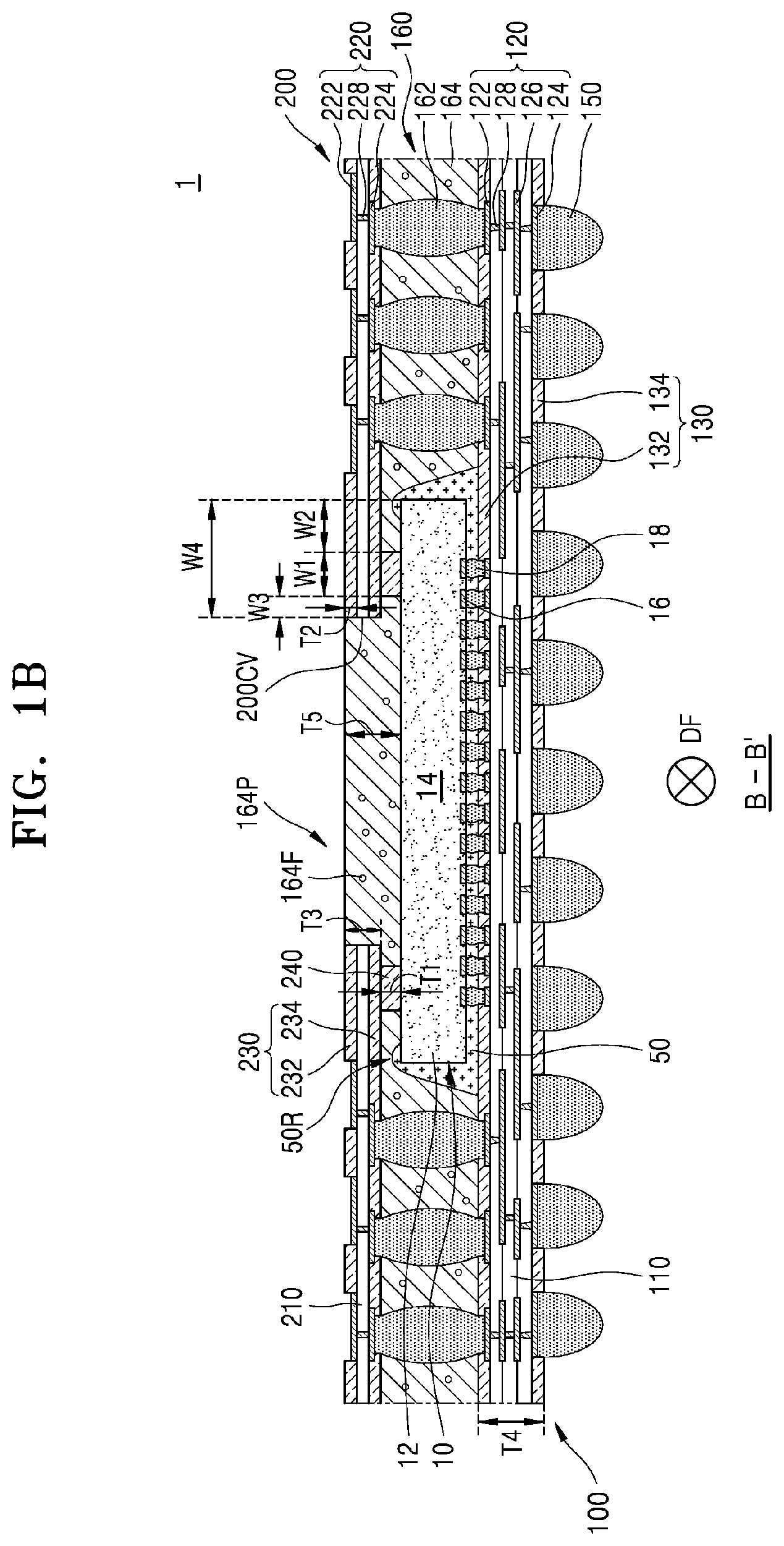 Patent US11776913 Figure 2 – Semiconductor package and a package-on-package including the same