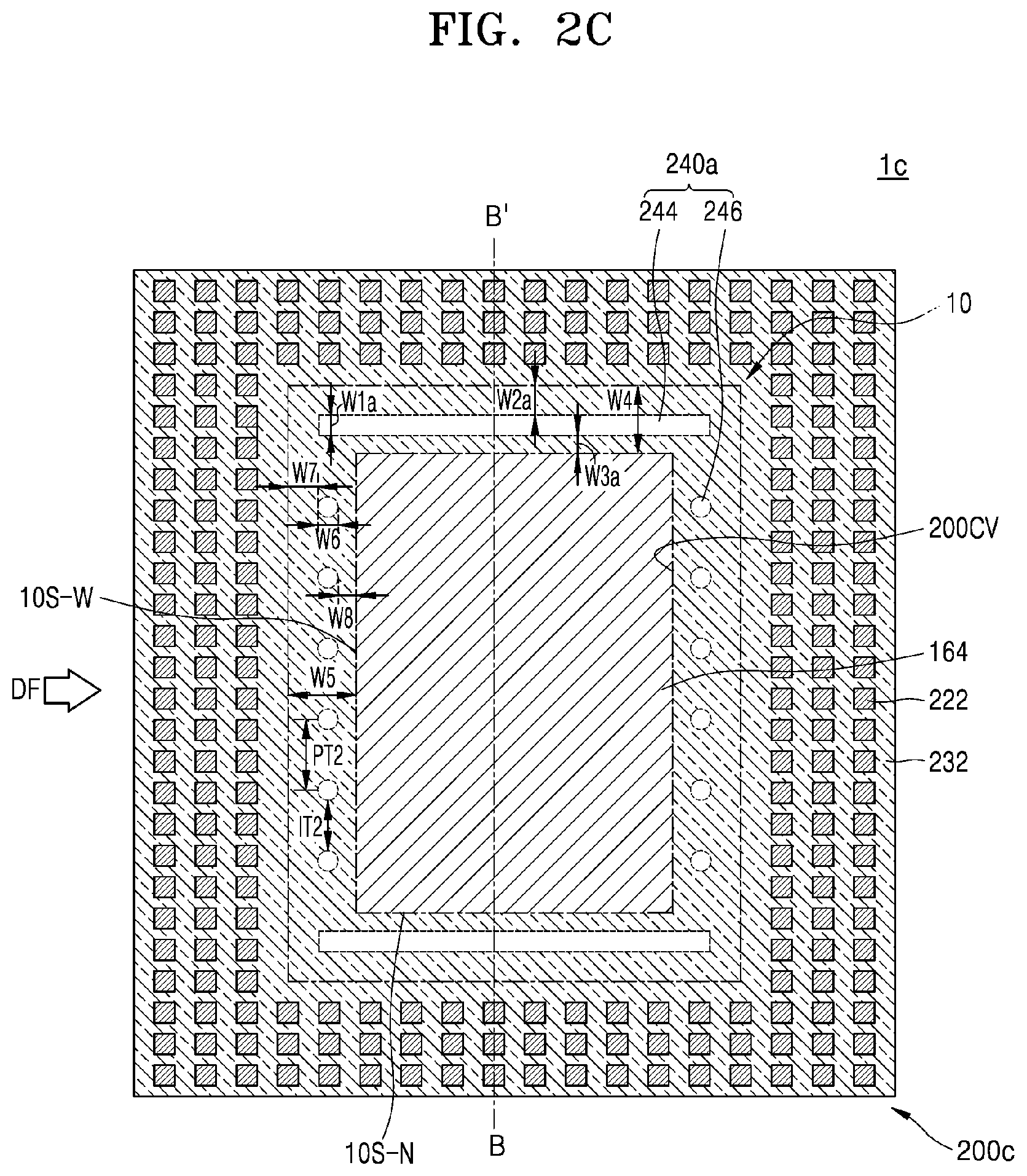 Patent US11776913 Figure 5 – Semiconductor package and a package-on-package including the same