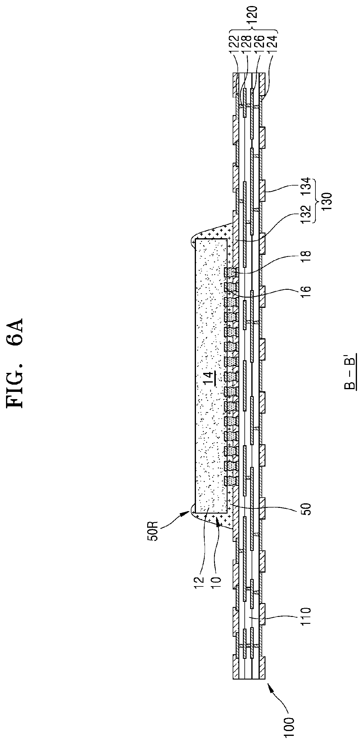 Patent US11776913 Figure 13 – Semiconductor package and a package-on-package including the same
