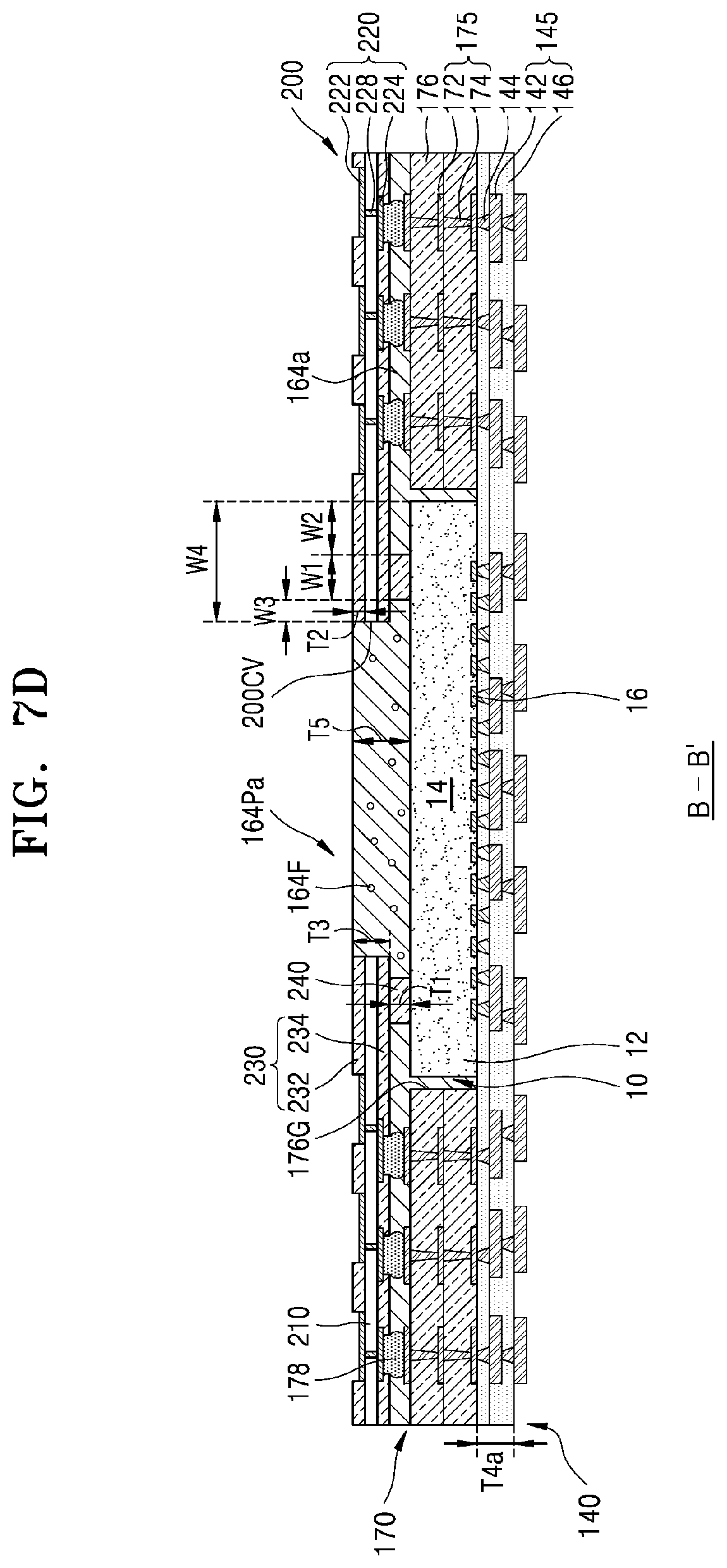Patent US11776913 Figure 19 – Semiconductor package and a package-on-package including the same