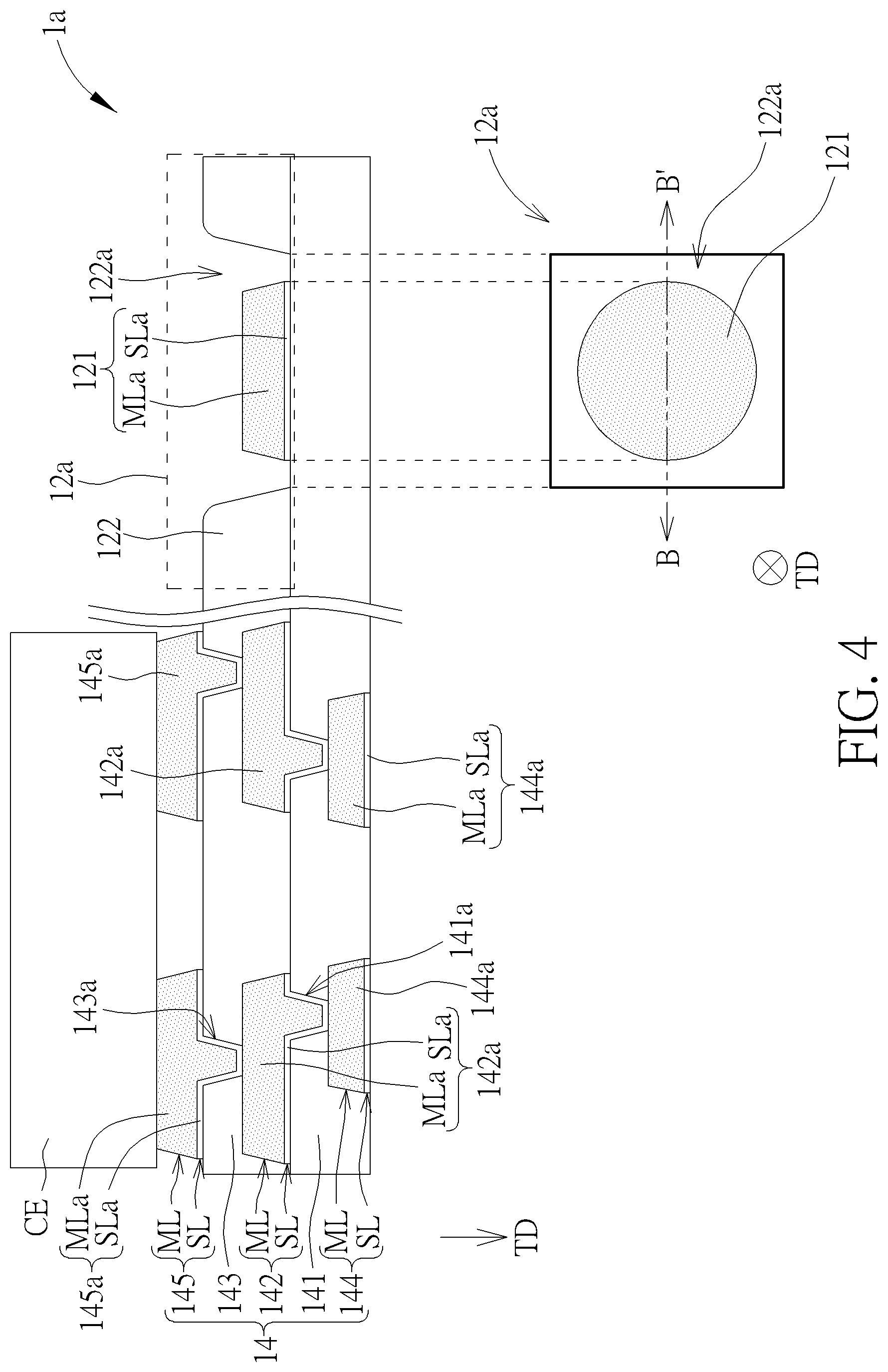 Patent US11776914 Figure 4 – Package device