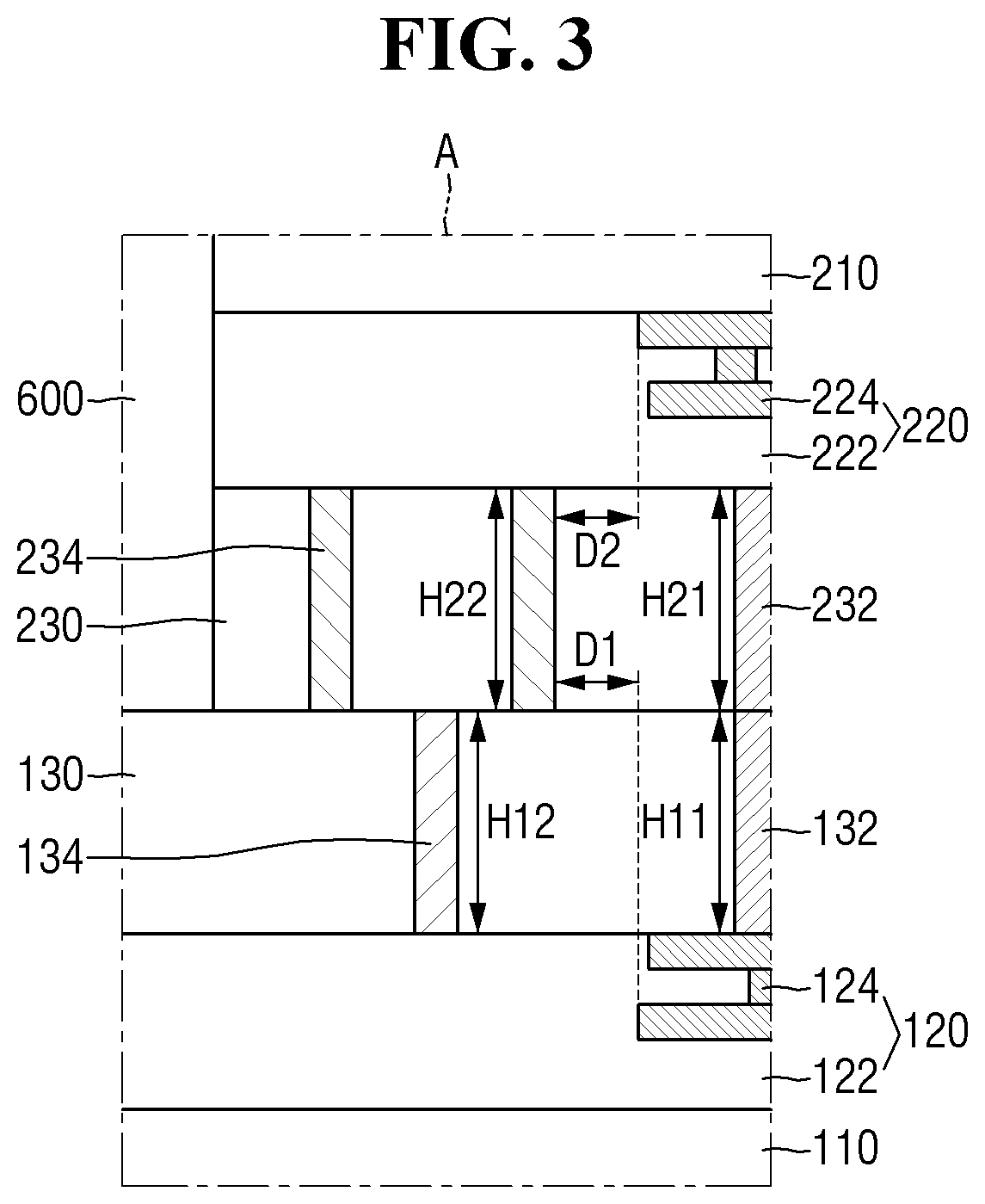 Patent US11776916 Figure 2 – Semiconductor package