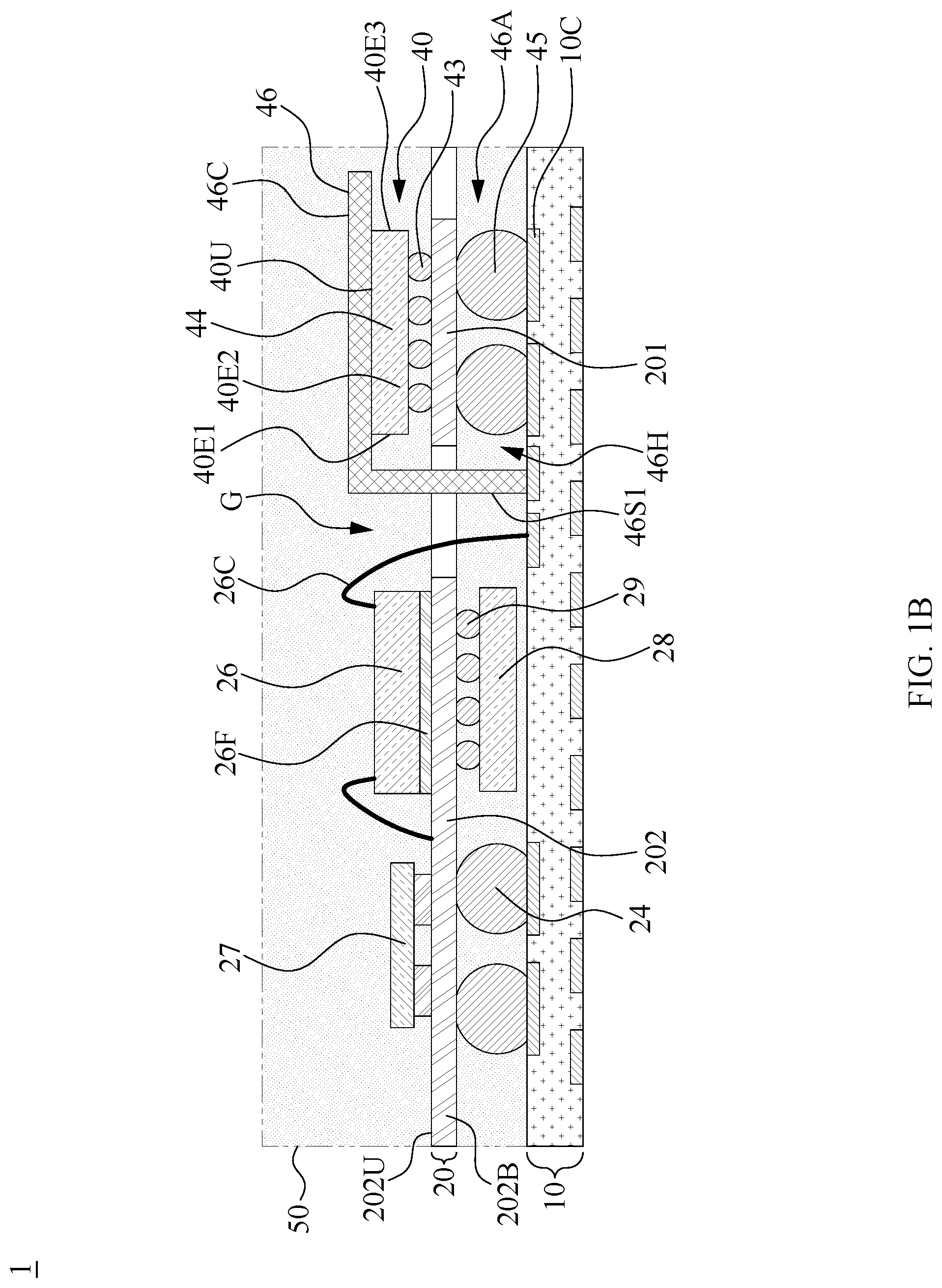 Patent US11776917 Figure 3 – Electronic package