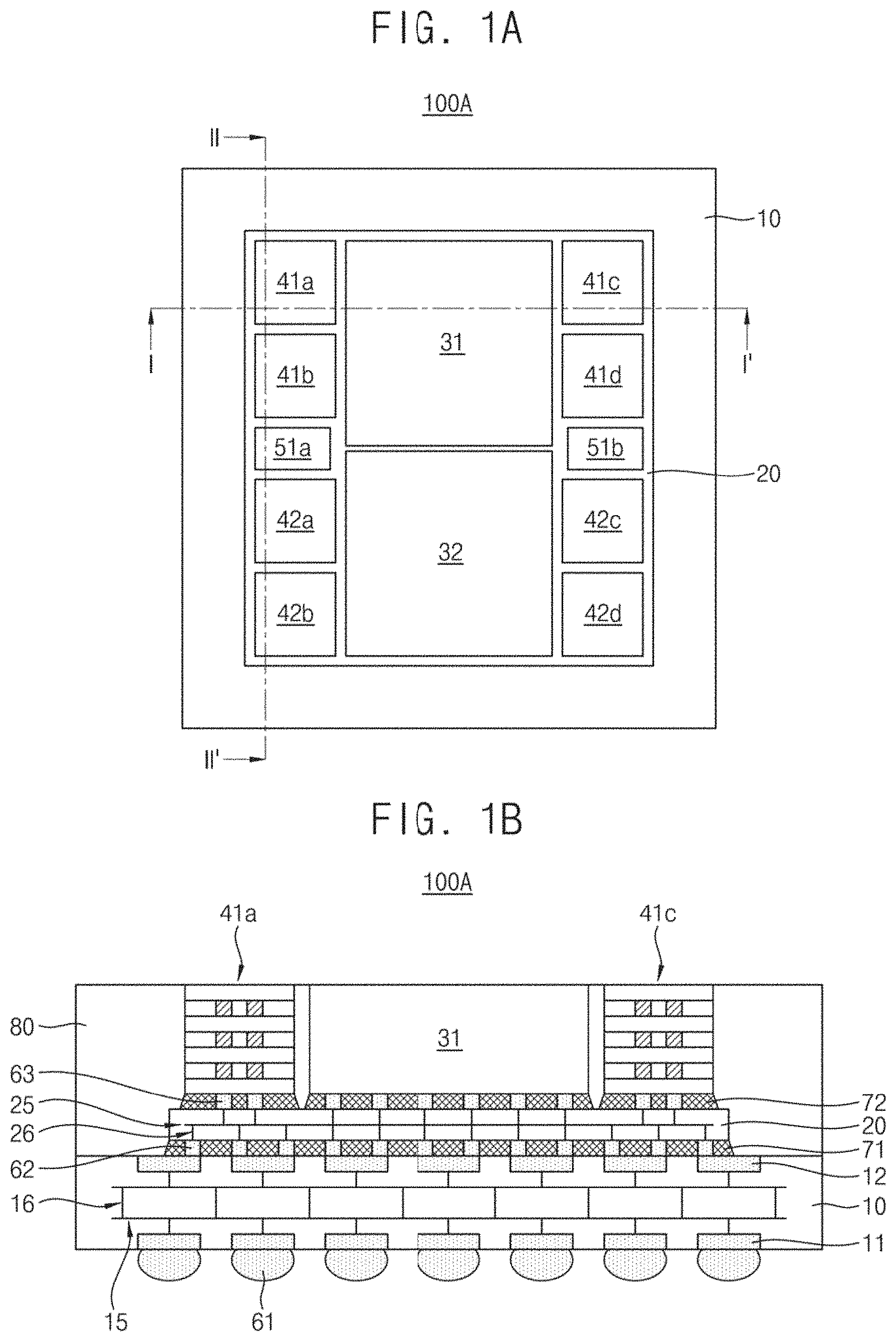 Patent US11776918 Figure 1 – Semiconductor package having stiffening structure