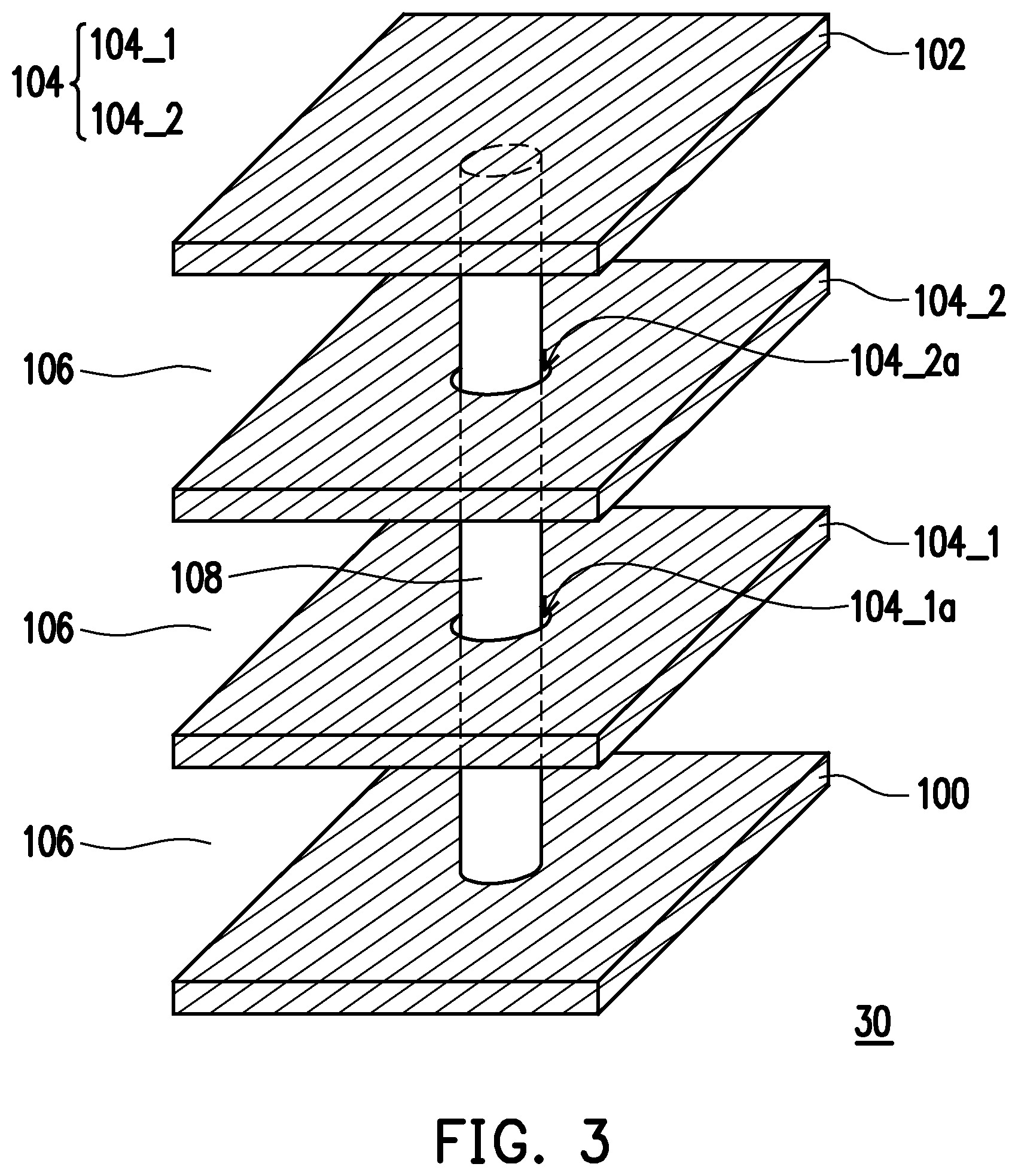 Patent US11776920 Figure 3 – Capacitor and filter and redistribution layer structure including the same