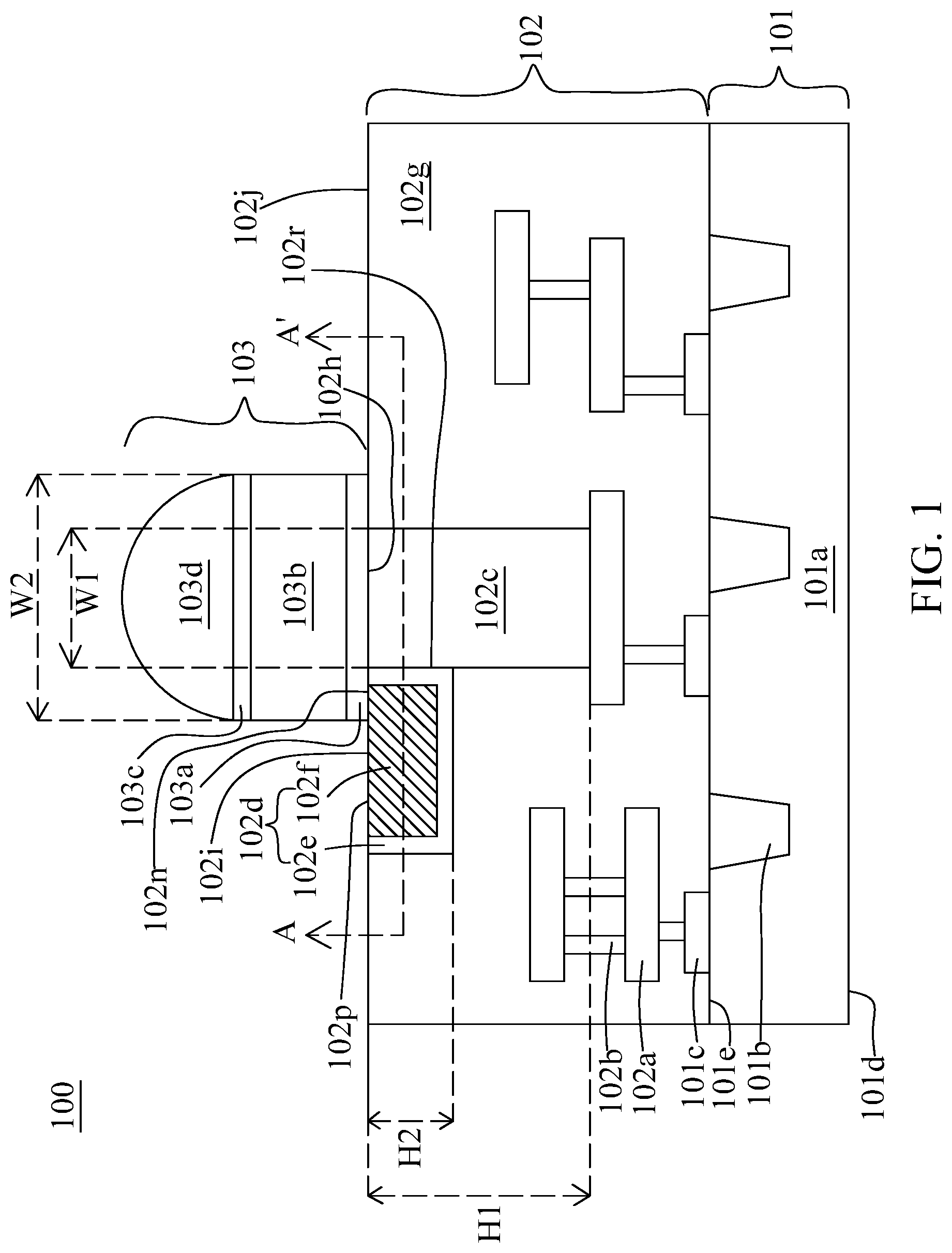 Patent US11776921 Figure 1 – Method of manufacturing semiconductor structure having polygonal bonding pad