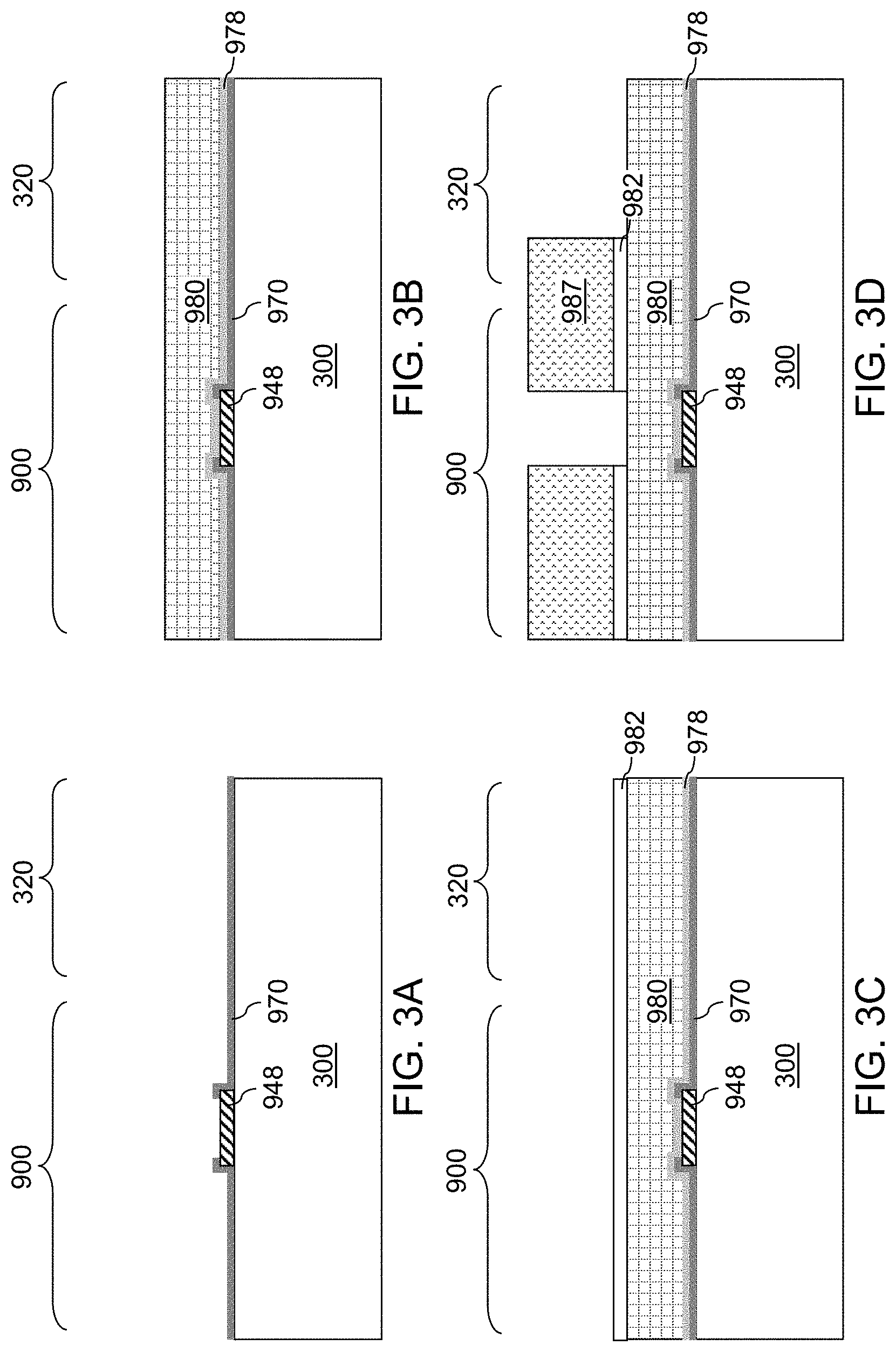 Patent US11776922 Figure 3 – Semiconductor structure containing pre-polymerized protective layer and method of making thereof