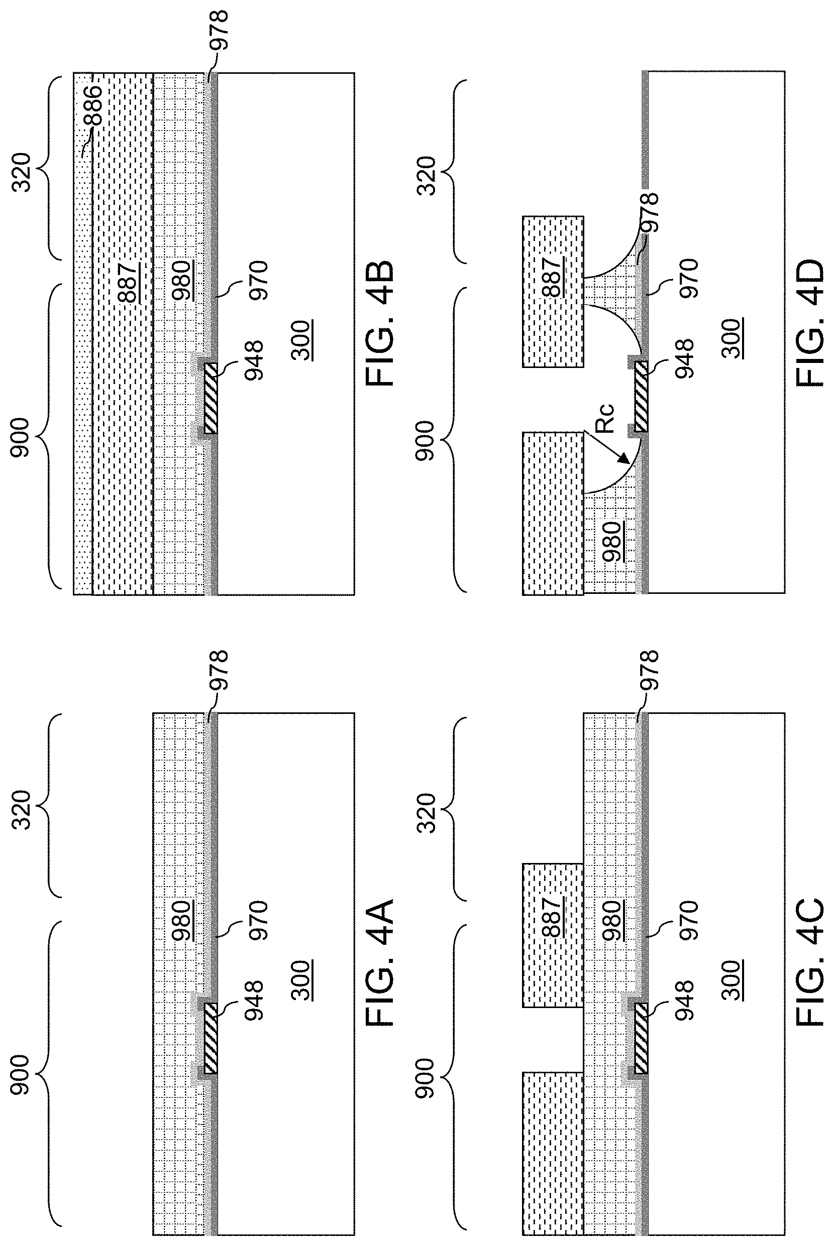 Patent US11776922 Figure 5 – Semiconductor structure containing pre-polymerized protective layer and method of making thereof