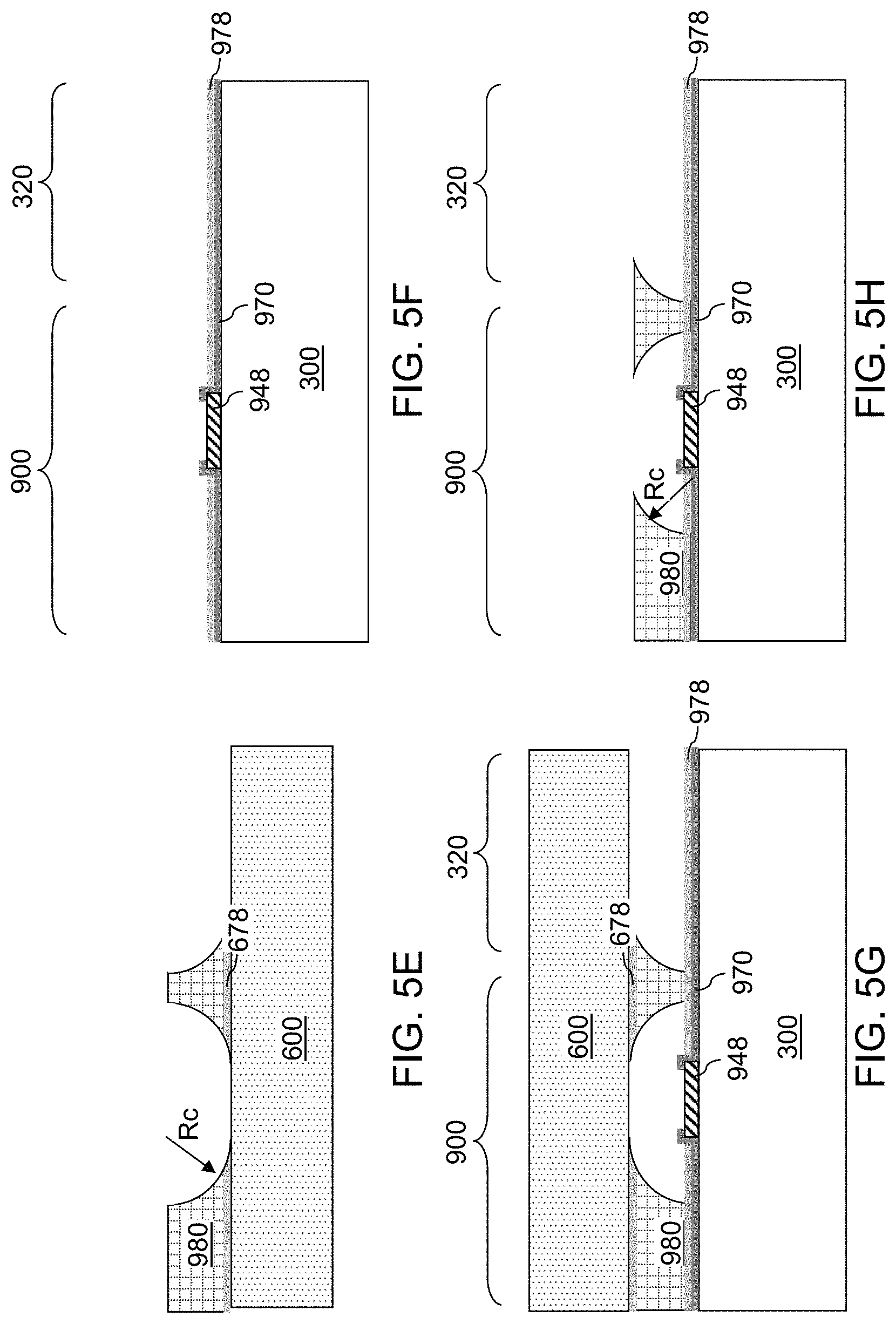 Patent US11776922 Figure 8 – Semiconductor structure containing pre-polymerized protective layer and method of making thereof
