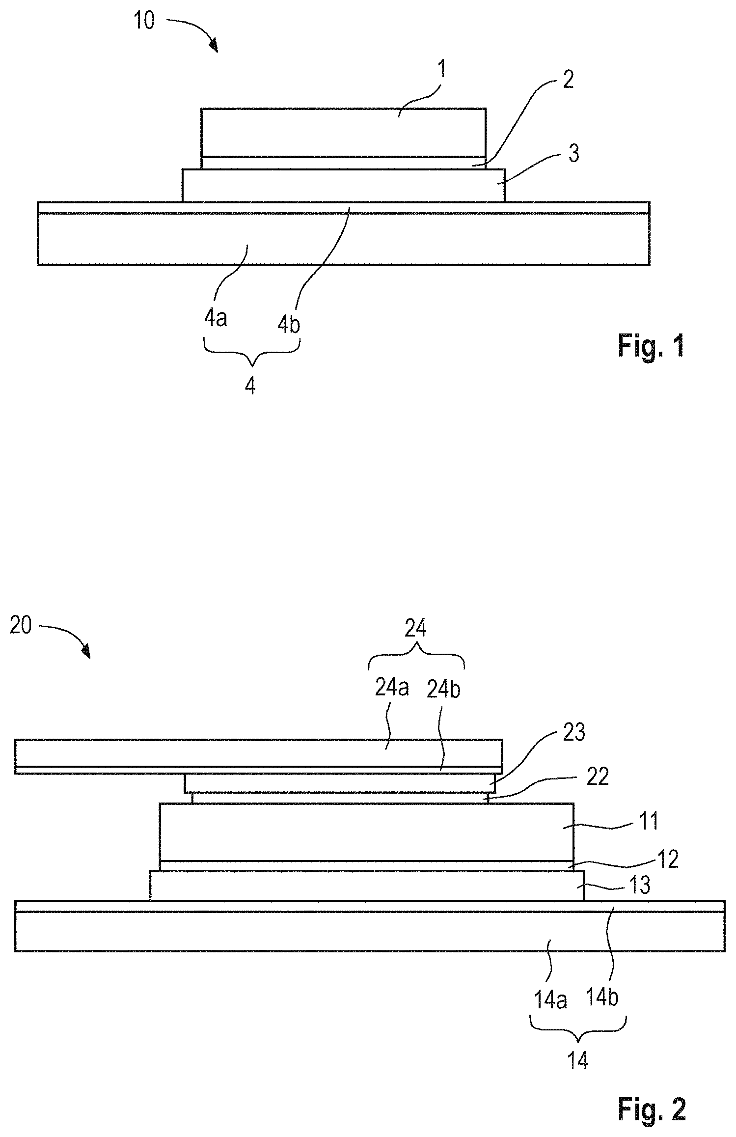 Patent US11776927 Figure 1 – Semiconductor device including a solder compound containing a compound Sn/Sb
