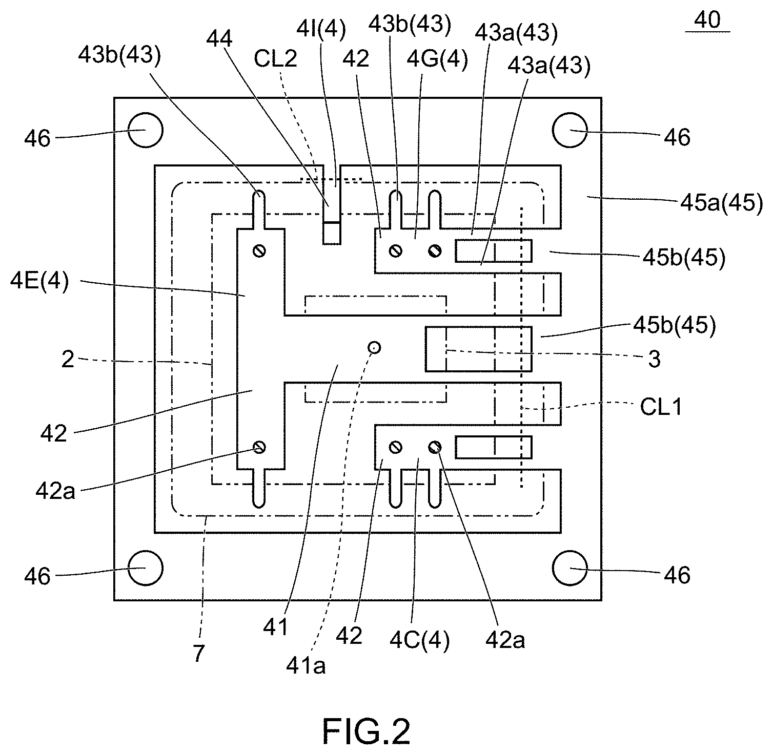 Patent US11776929 Figure 2 – Semiconductor device and lead frame member