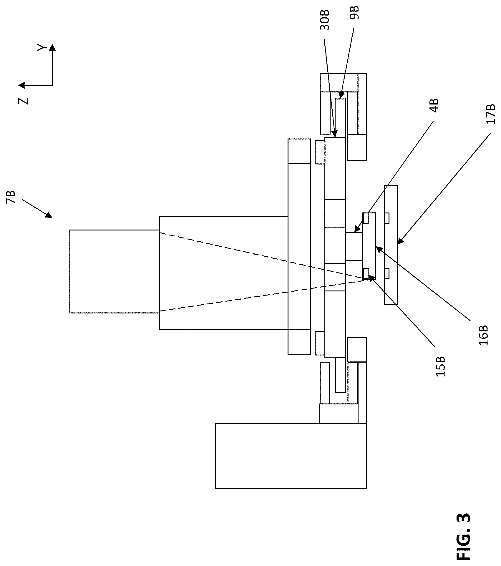 Patent US11776930 Figure 3 – Die bond head apparatus with die holder motion table