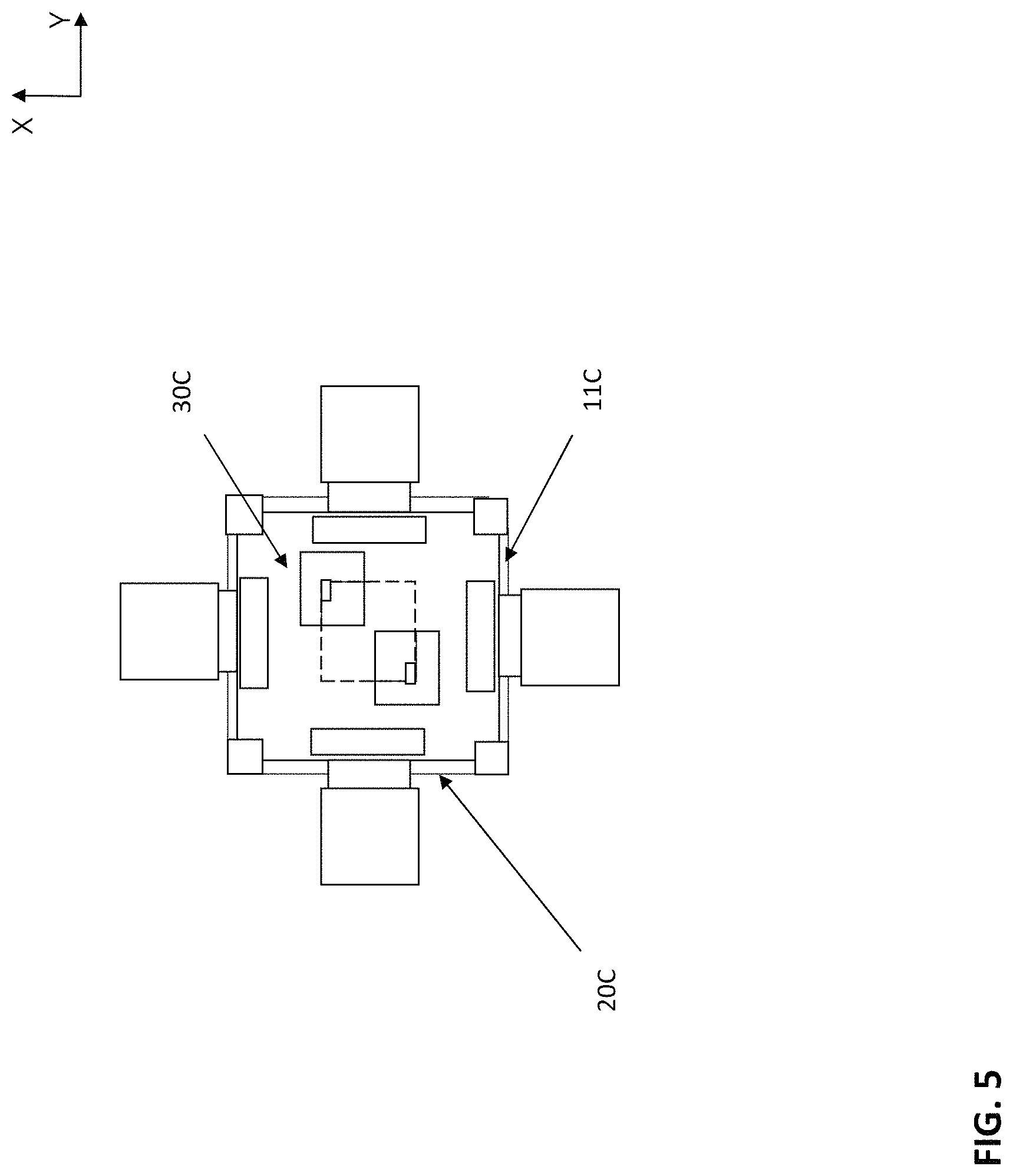 Patent US11776930 Figure 5 – Die bond head apparatus with die holder motion table