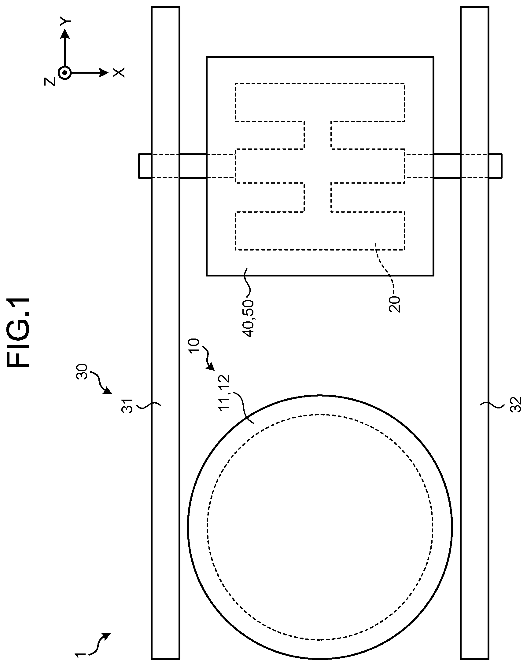Patent US11776931 — Substrate bonding apparatus, manufacturing system, and semiconductor device manufacturing method — Figure 1