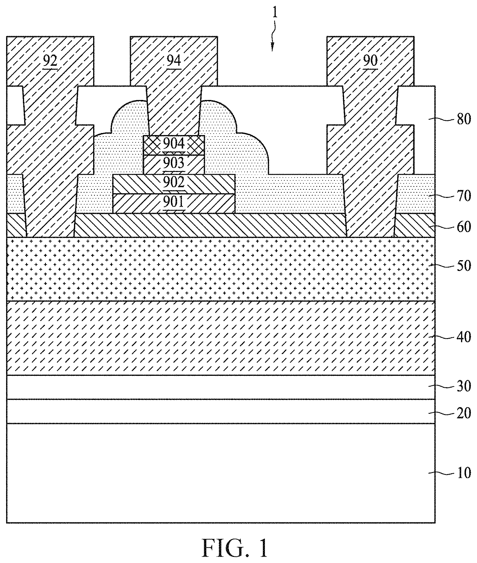 Patent US11776934 Figure 1 – Semiconductor apparatus and fabrication method thereof