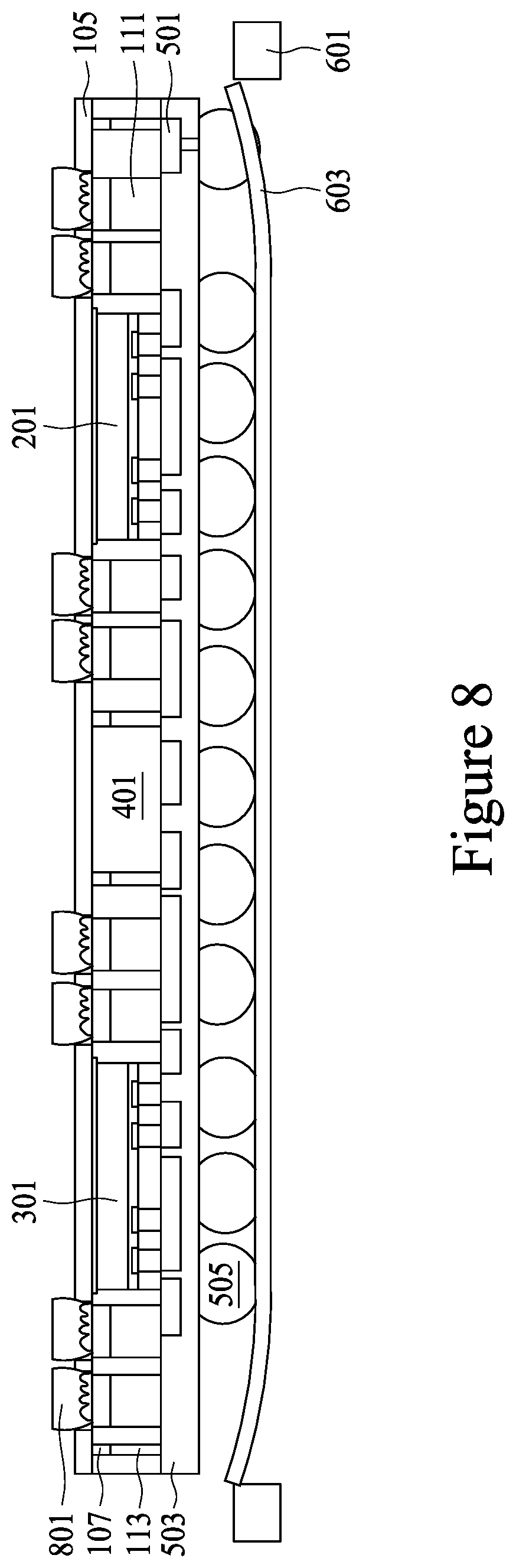 Patent US11776935 Figure 9 – Semiconductor device and method of manufacture