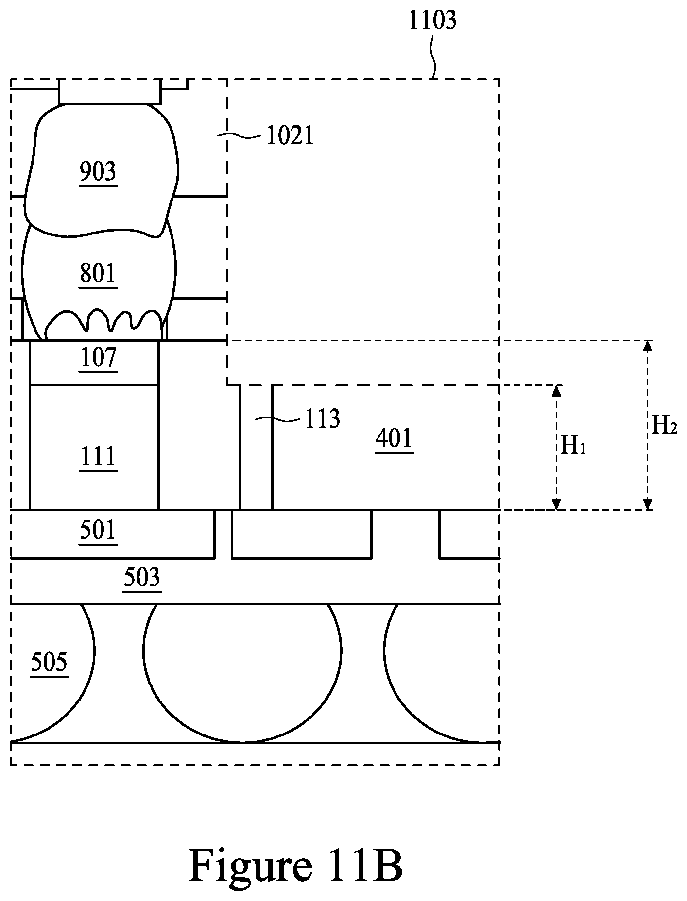 Patent US11776935 Figure 13 – Semiconductor device and method of manufacture