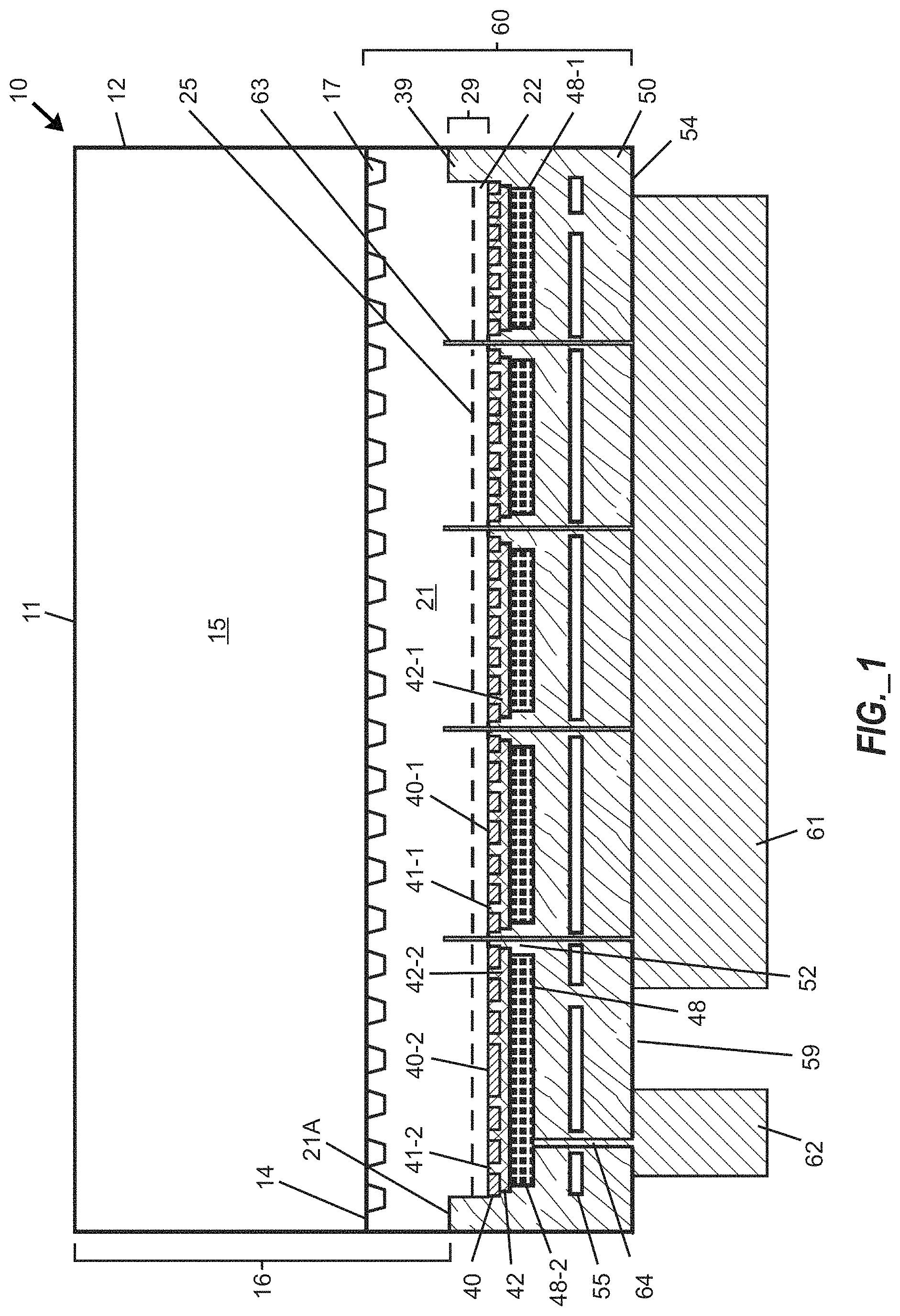 Patent US11776938 Figure 1 – High density pixelated LED and devices and methods thereof