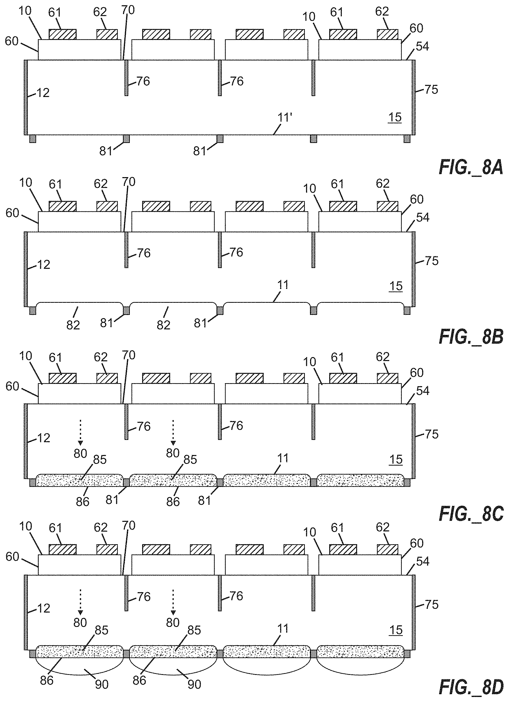 Patent US11776938 Figure 10 – High density pixelated LED and devices and methods thereof