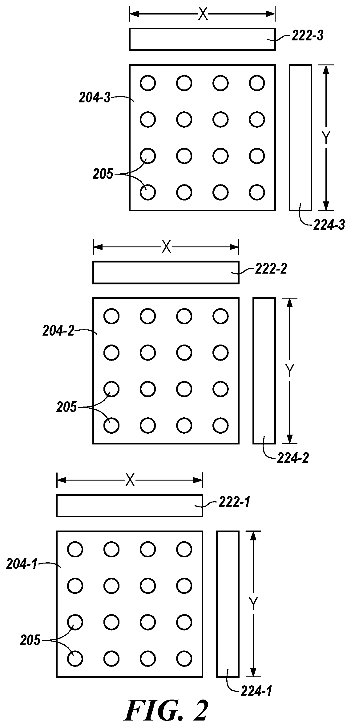 Patent US11776939 Figure 2 – Stacked light emitting diode (LED) display