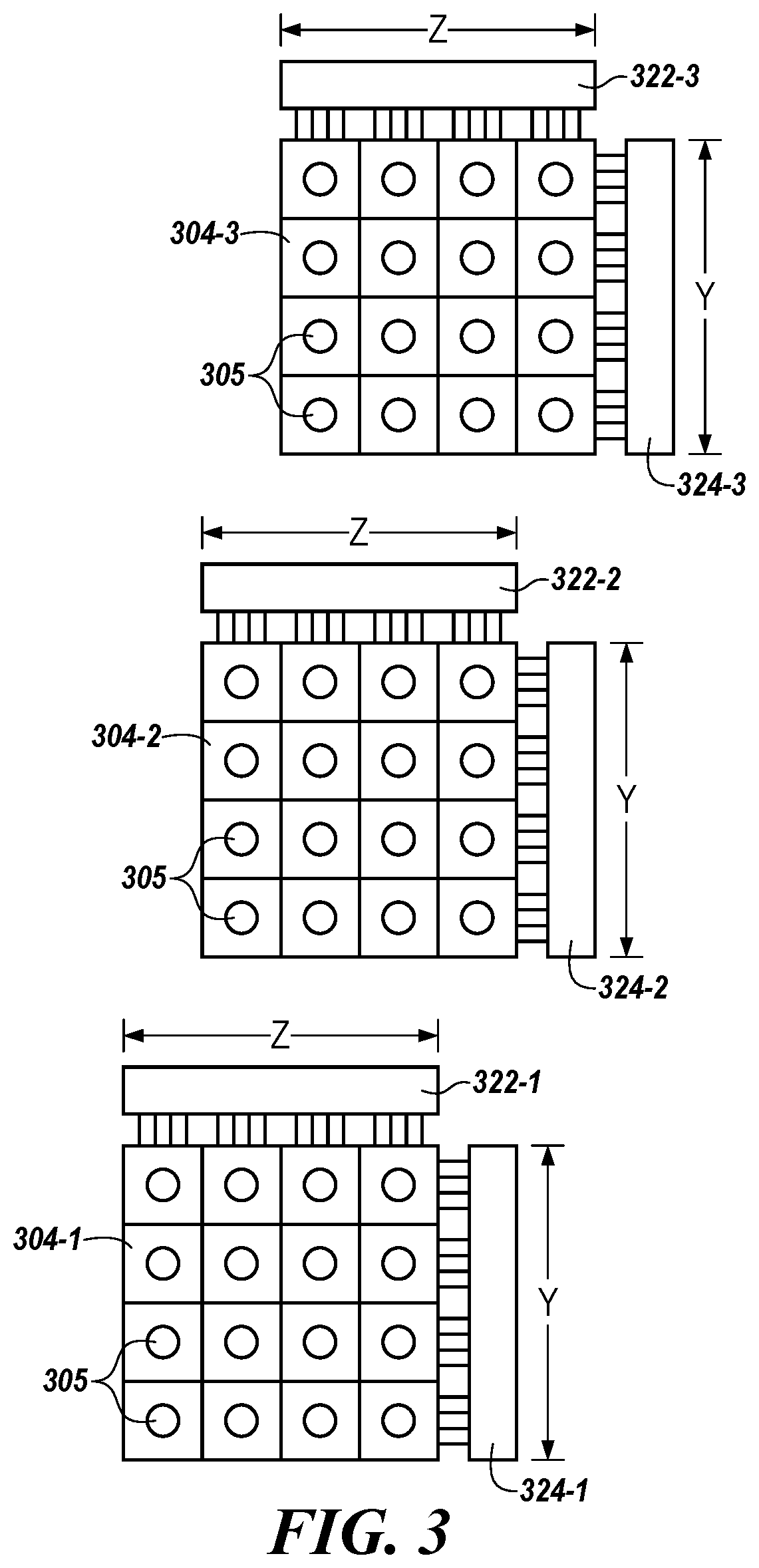 Patent US11776939 Figure 3 – Stacked light emitting diode (LED) display