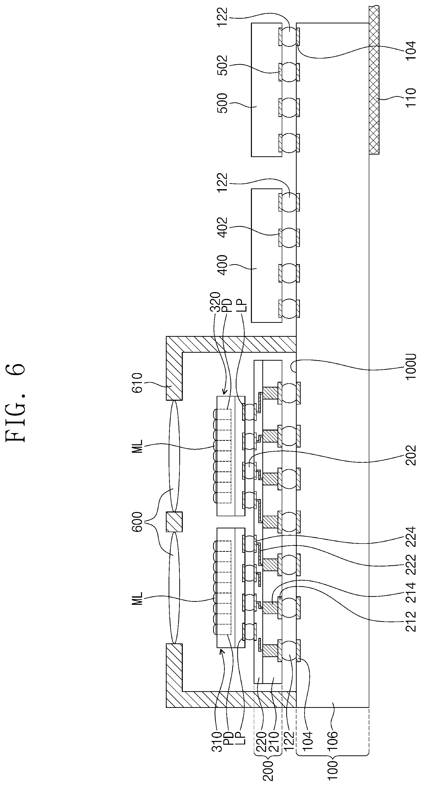 Patent US11776941 Figure 6 – Semiconductor package