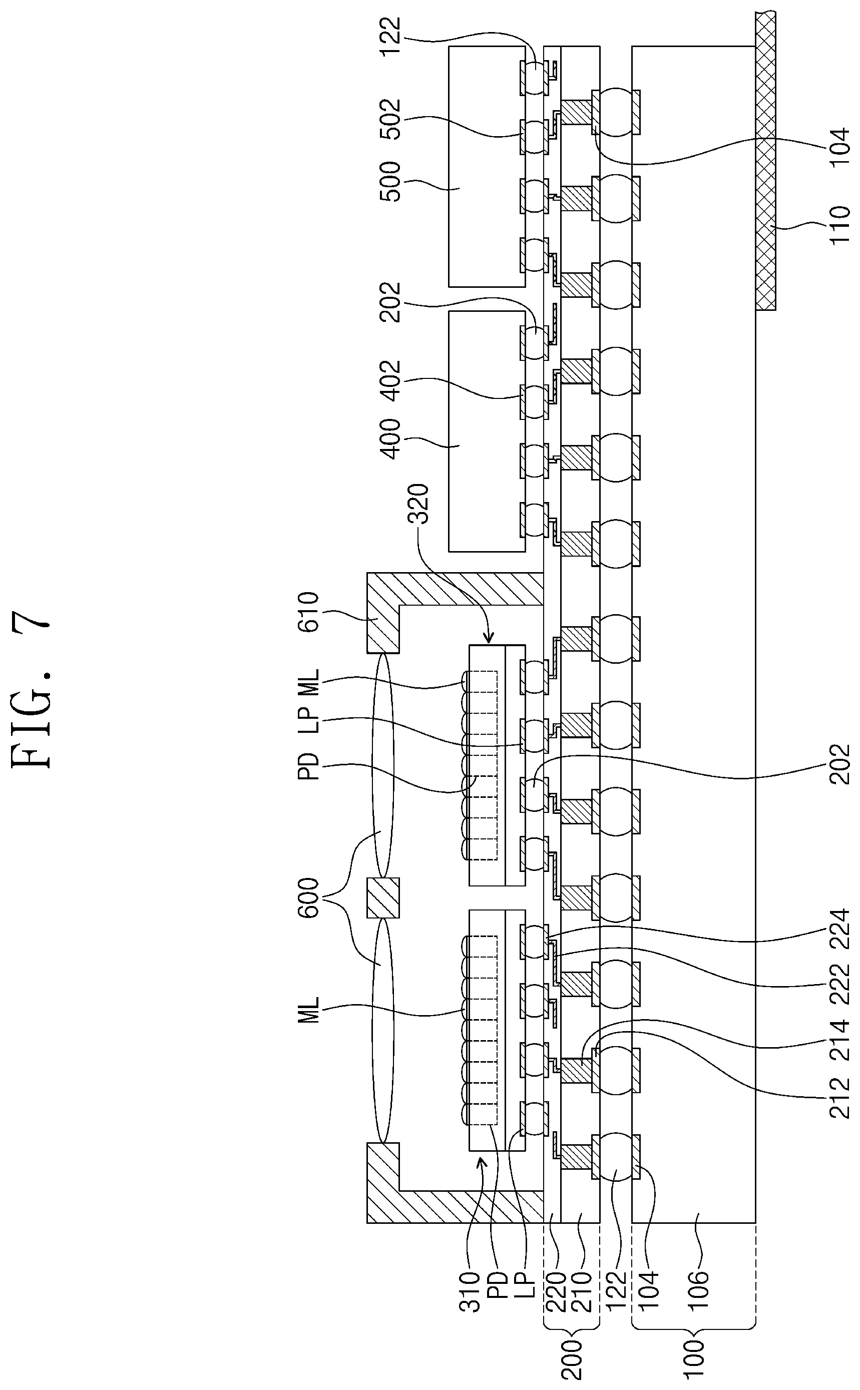 Patent US11776941 Figure 7 – Semiconductor package