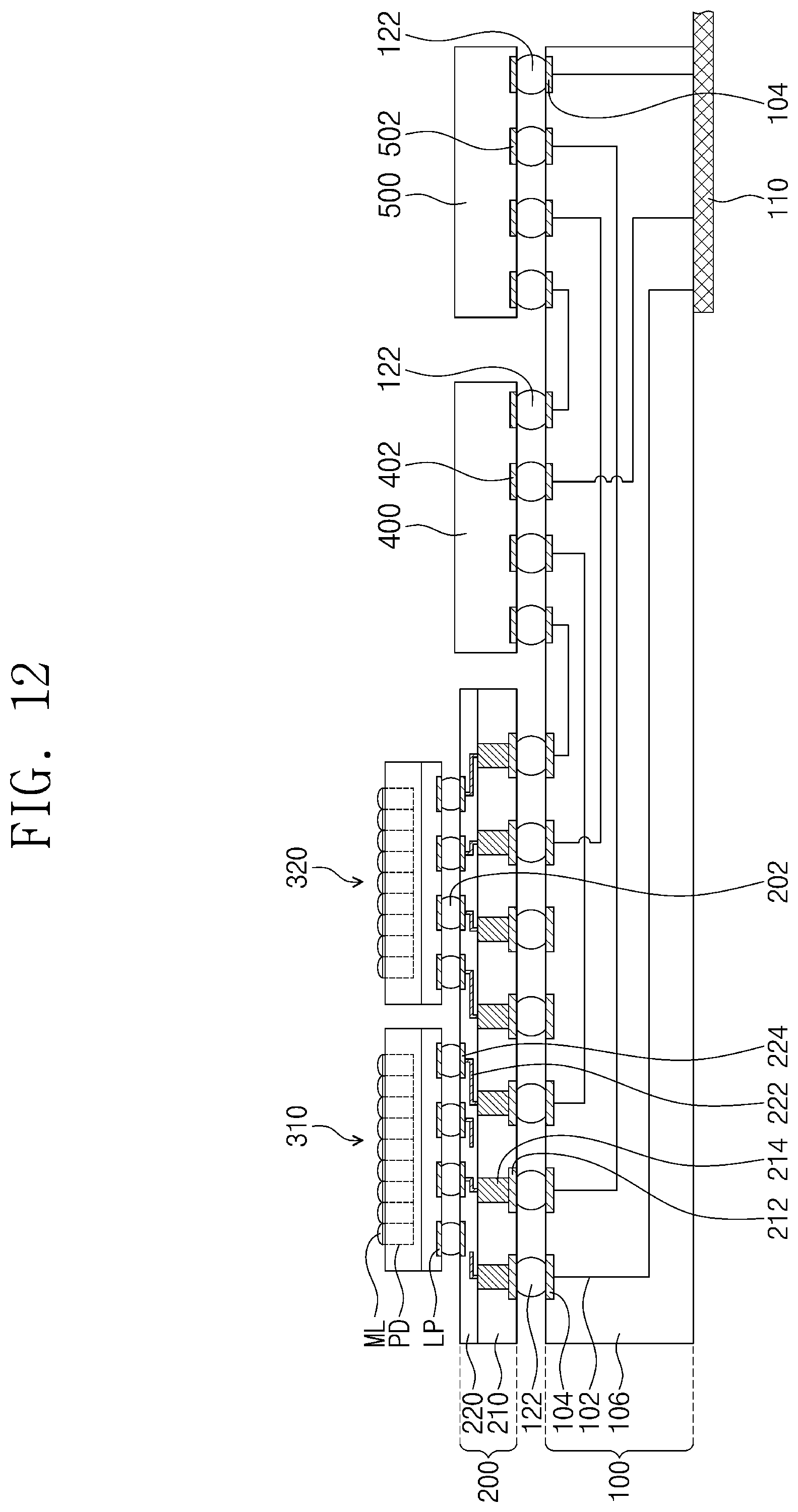 Patent US11776941 Figure 12 – Semiconductor package