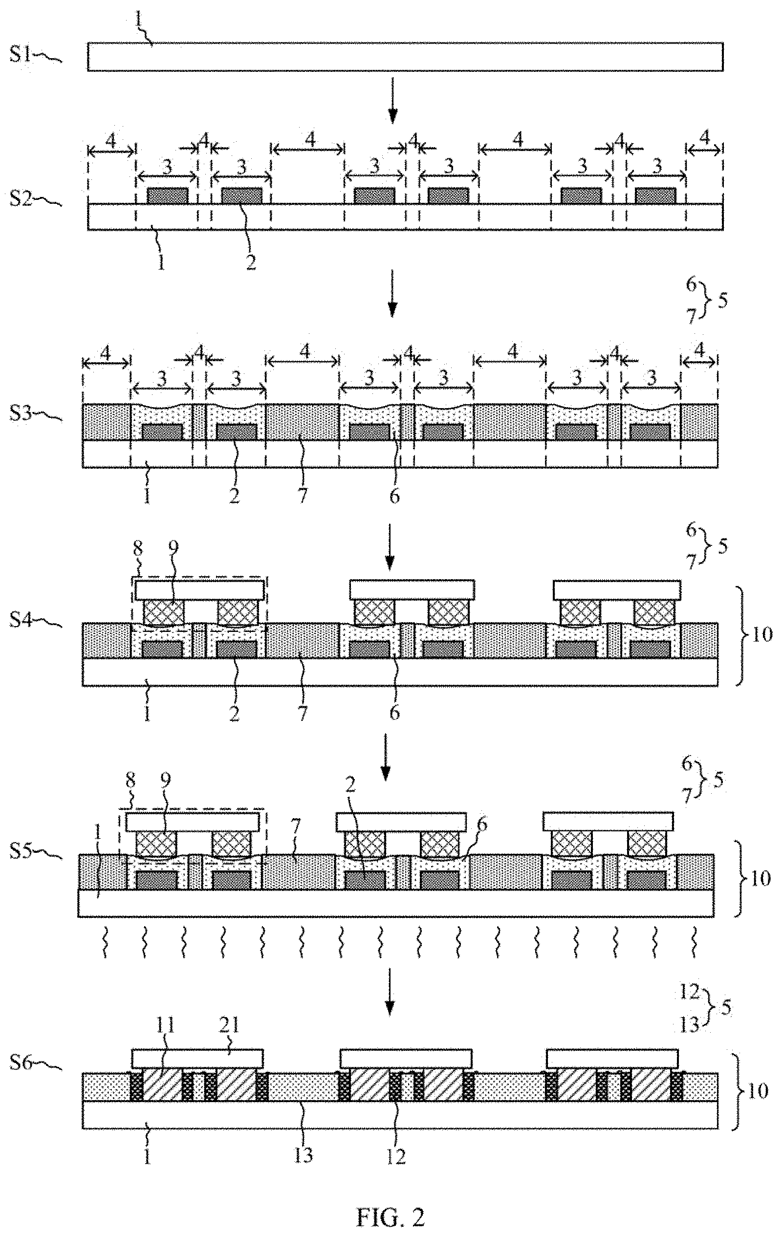 Patent US11776942 Figure 2 – Method for manufacturing display panel, display panel, and display apparatus